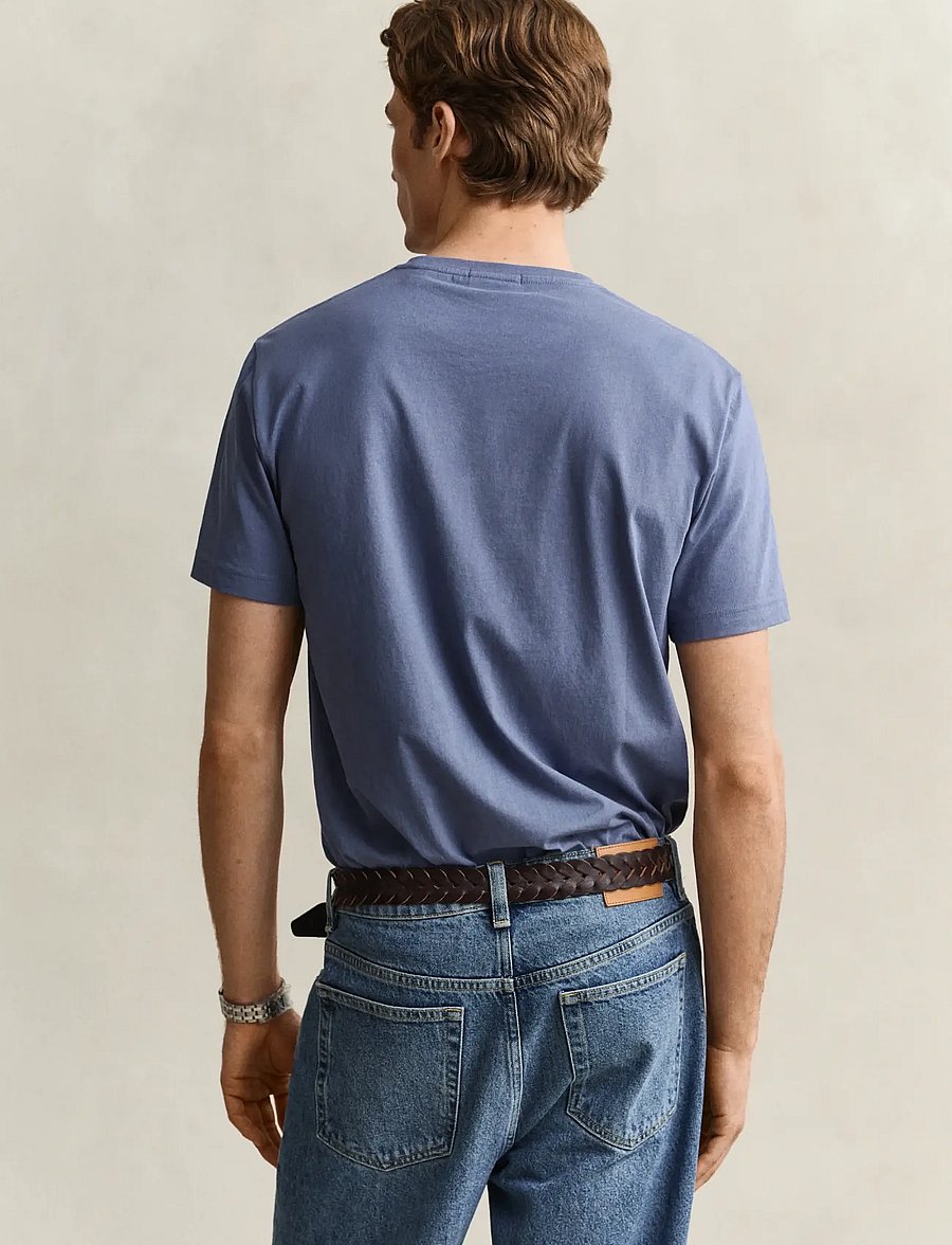 Gant - Shield T-Shirt - kurzärmelige t-shirts - blue horizon - 2