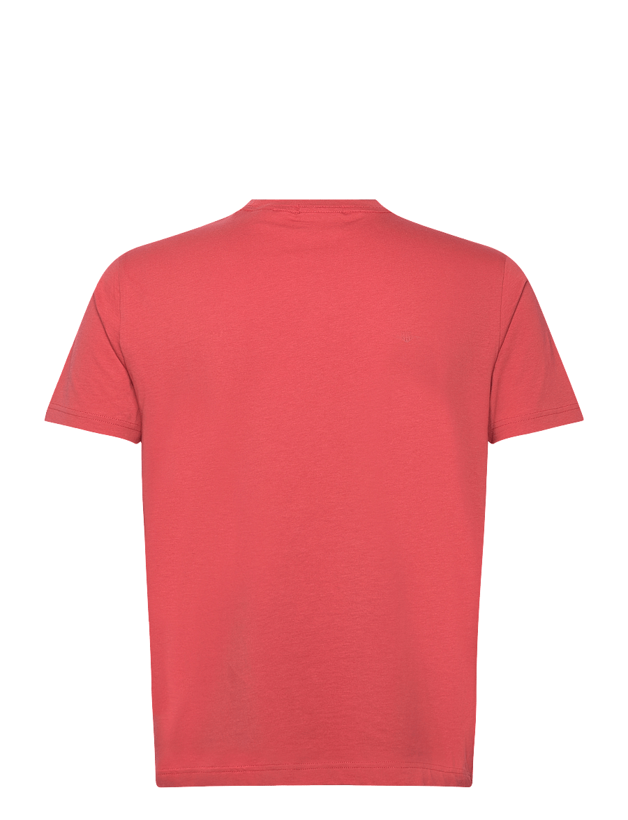 Gant - REG SHIELD SS T-SHIRT - kortærmede t-shirts - brick red - 2
