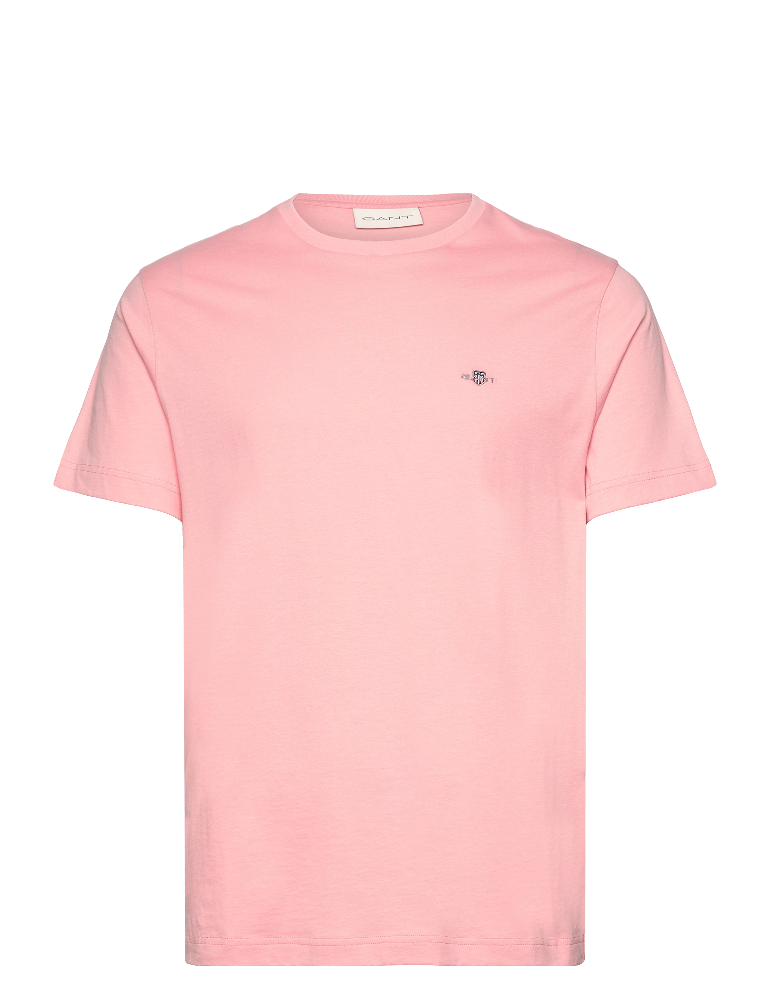 Gant REG SHIELD SS T-SHIRT - Gant - BUBBELGUM PINK / pink/rose