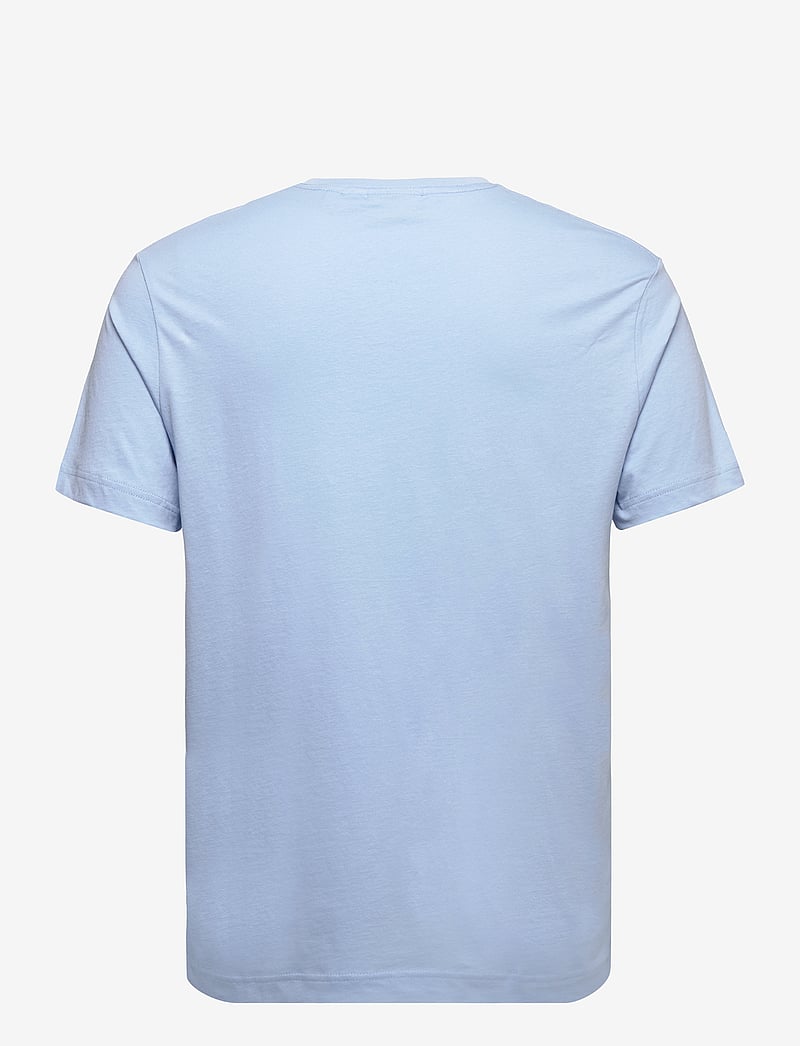 GANT - REG SHIELD SS T-SHIRT - t-shirts - capri blue - 2