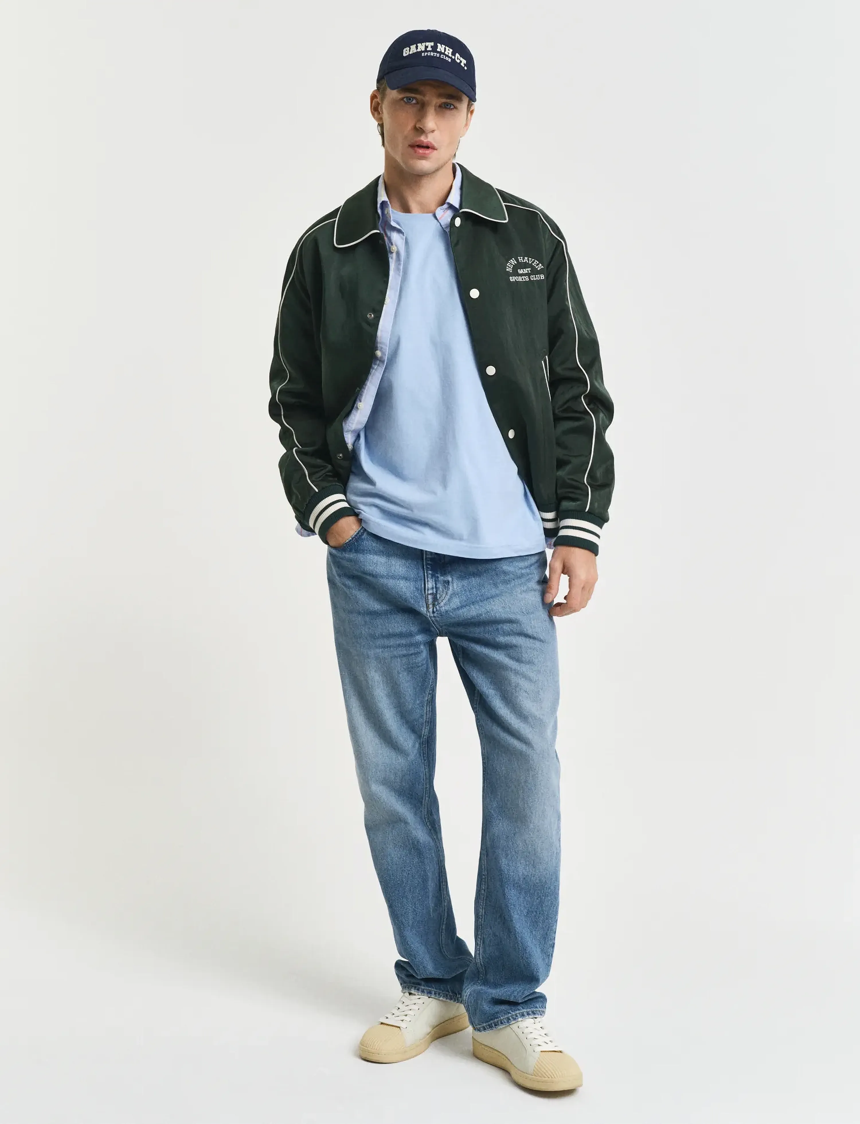 Gant - Shield T-Shirt - short-sleeved t-shirts - capri blue - 5