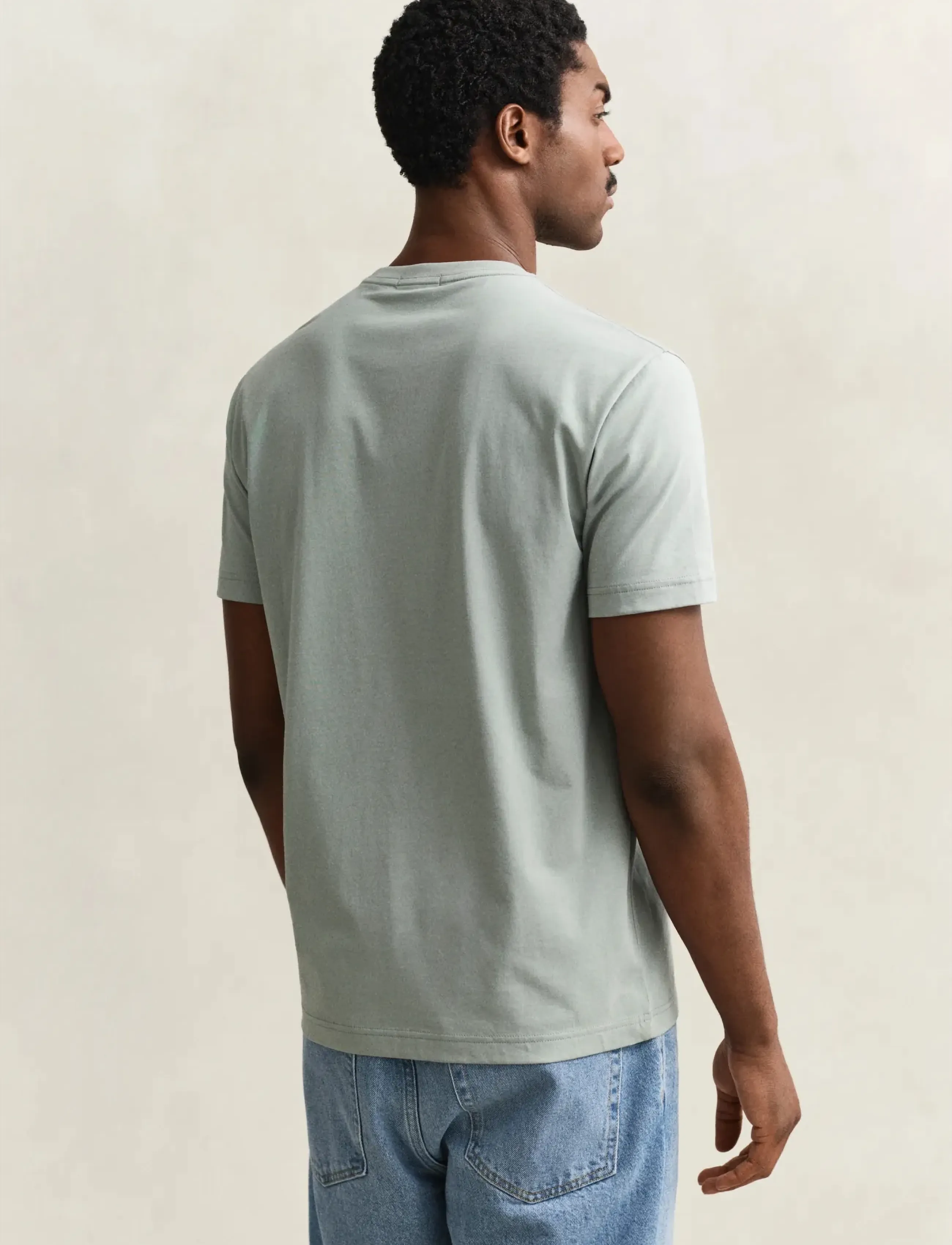 Gant - Shield T-Shirt - lühikeste varrukatega t-särgid - ceramic grey - 2