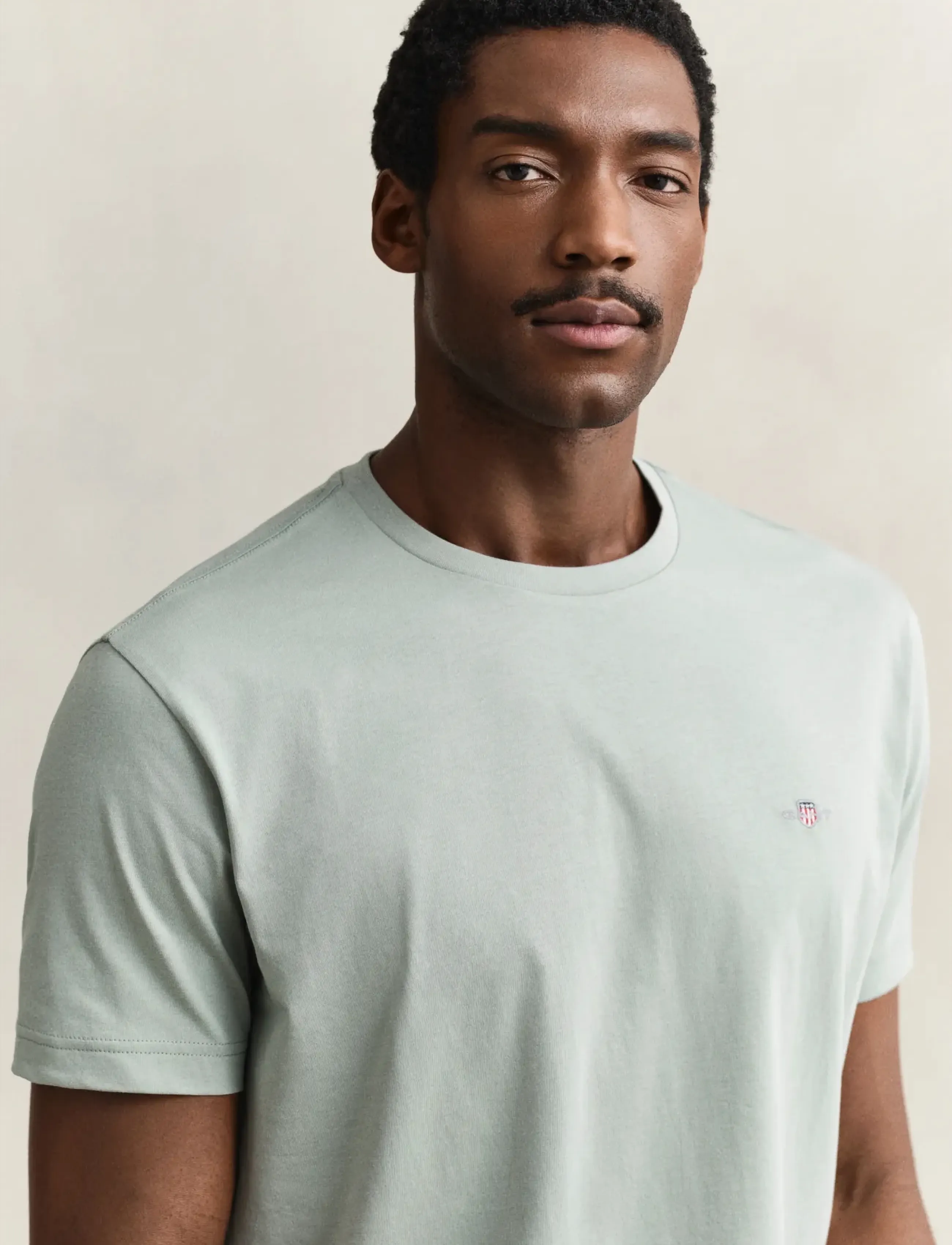 Gant - Shield T-Shirt - lühikeste varrukatega t-särgid - ceramic grey - 3