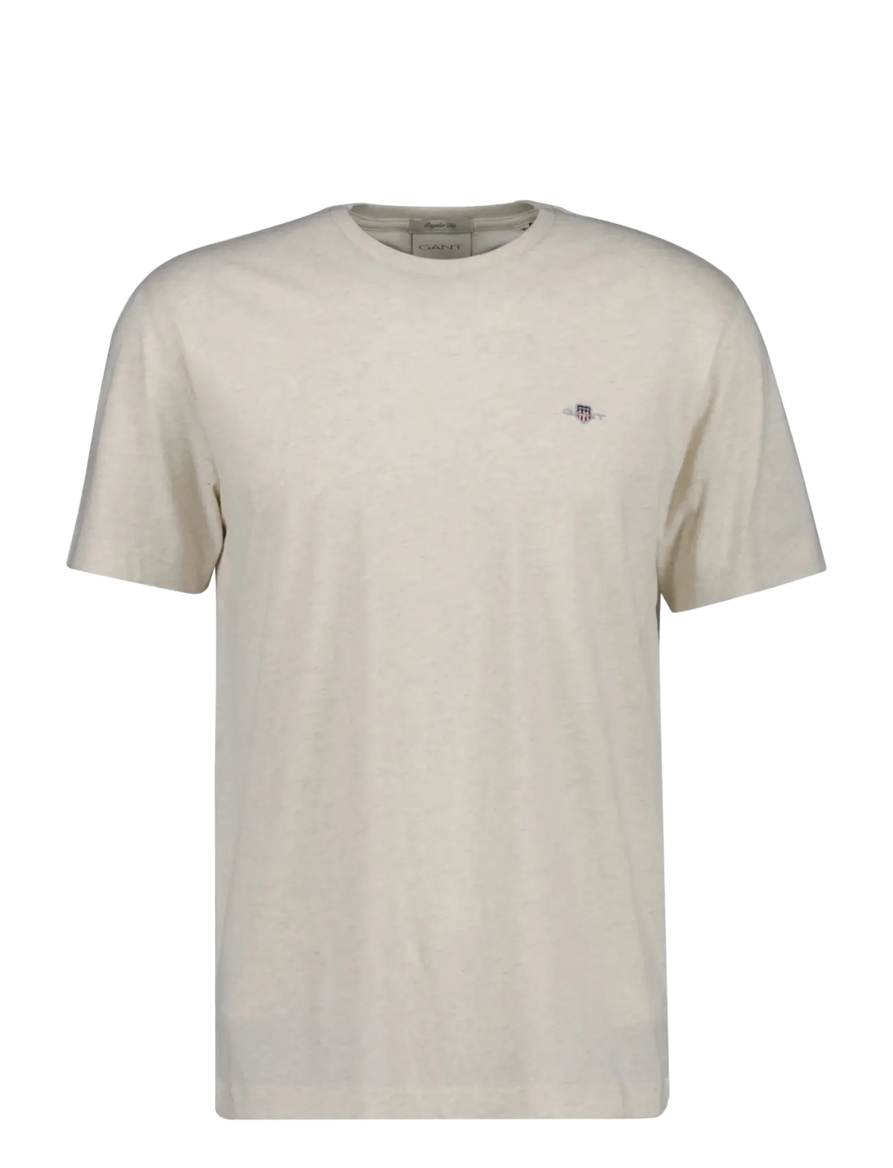 Gant Shield T-Shirt - T-shirts - CREAM MELANGE / cream