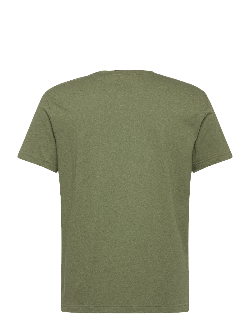 GANT - Graphic T-Shirt - short-sleeved t-shirts - dark cactus melange - 1