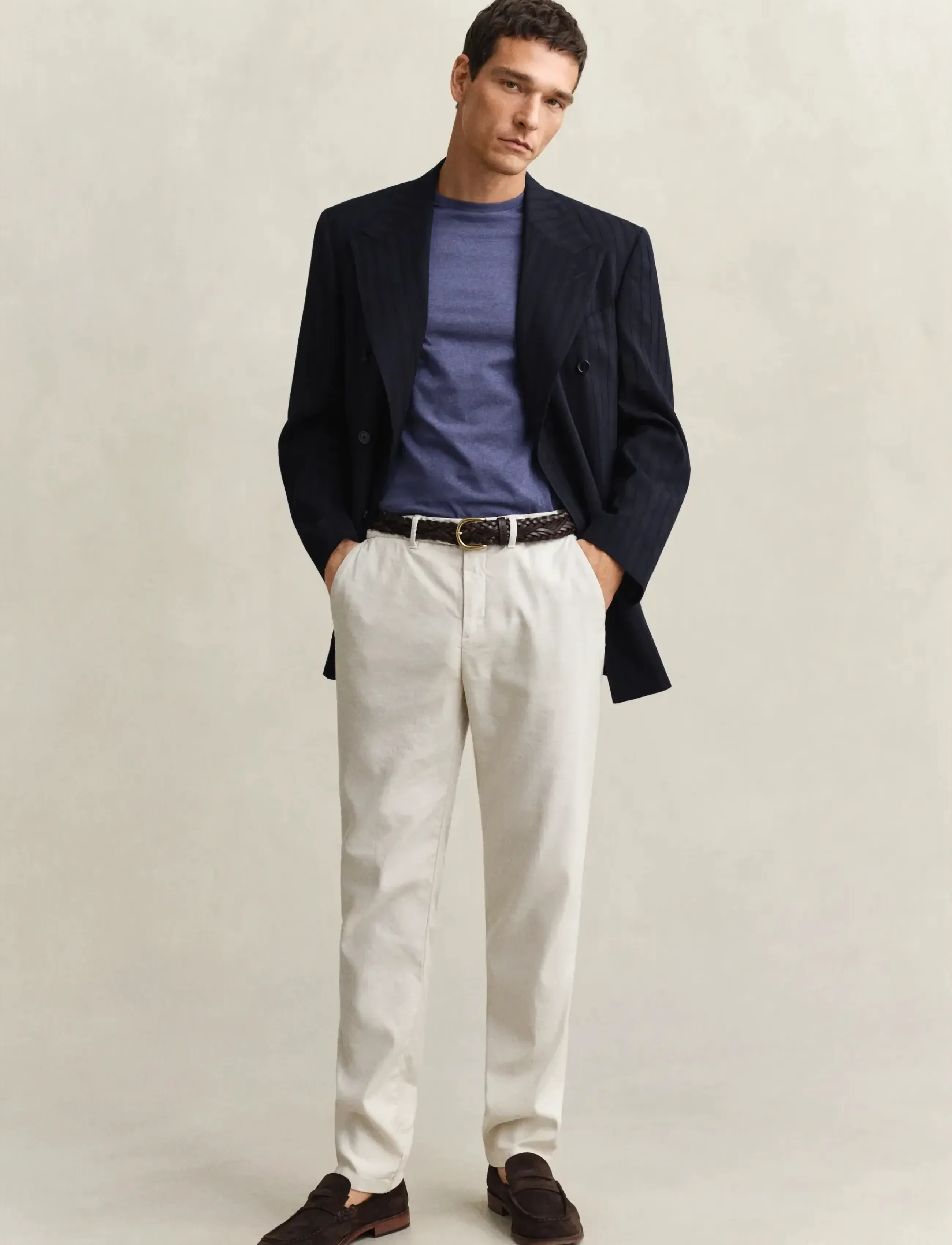 Gant - Shield T-Shirt - lyhythihaiset - dark jeansblue melange - 5