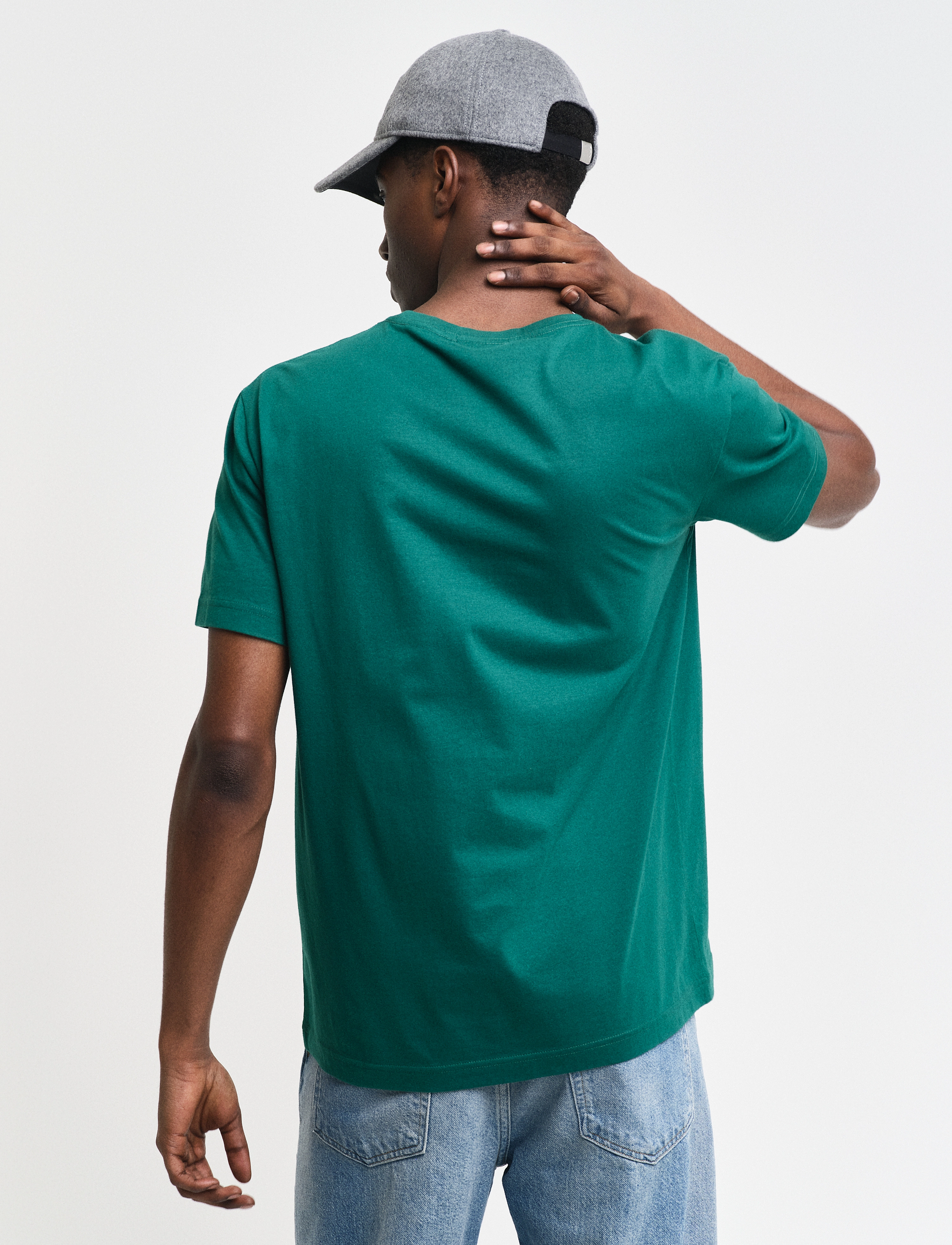 Gant - Shield T-Shirt - tavalised t-särgid - deep forest green - 3