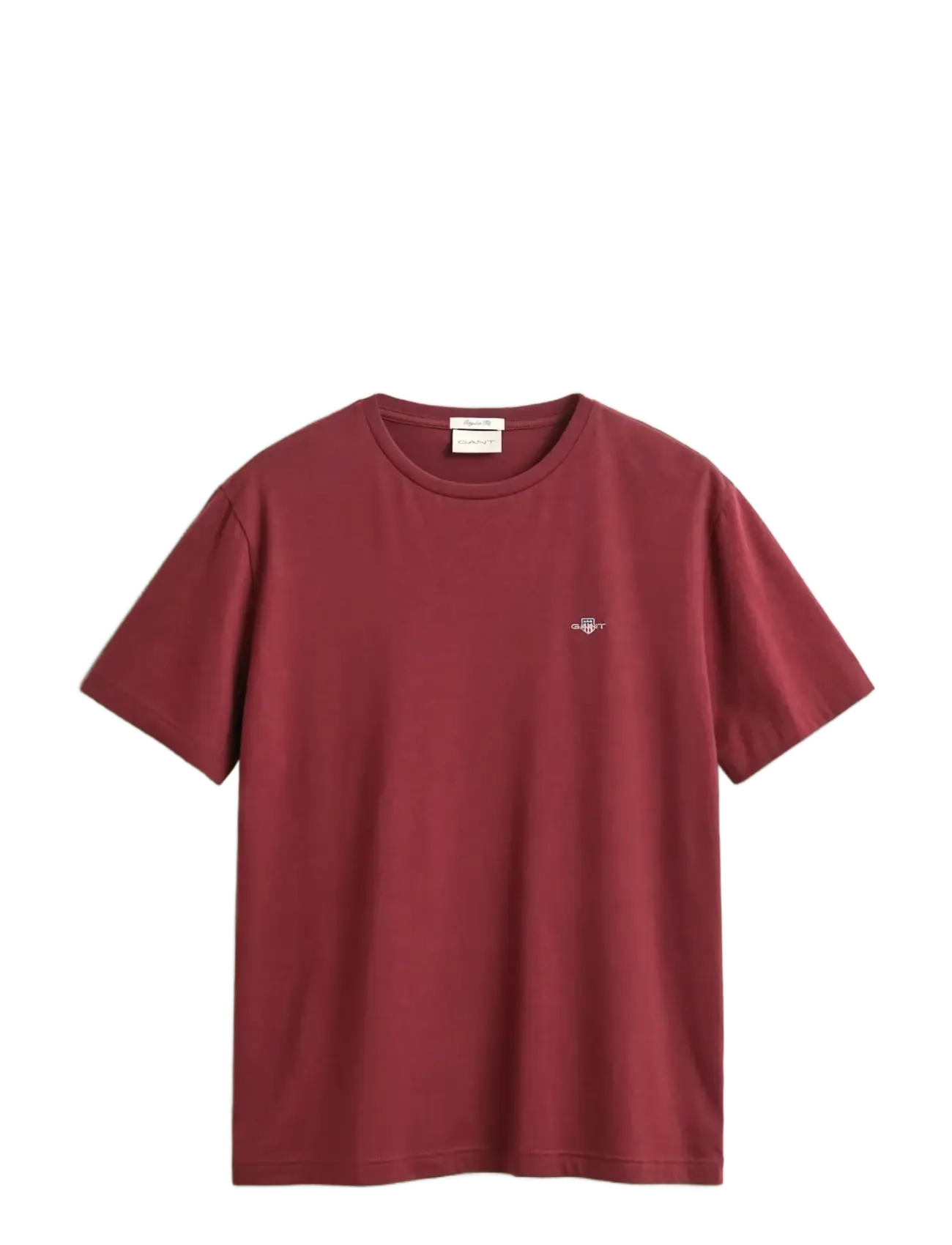 Gant - Shield T-Shirt - lühikeste varrukatega t-särgid - deep grape wine - 1