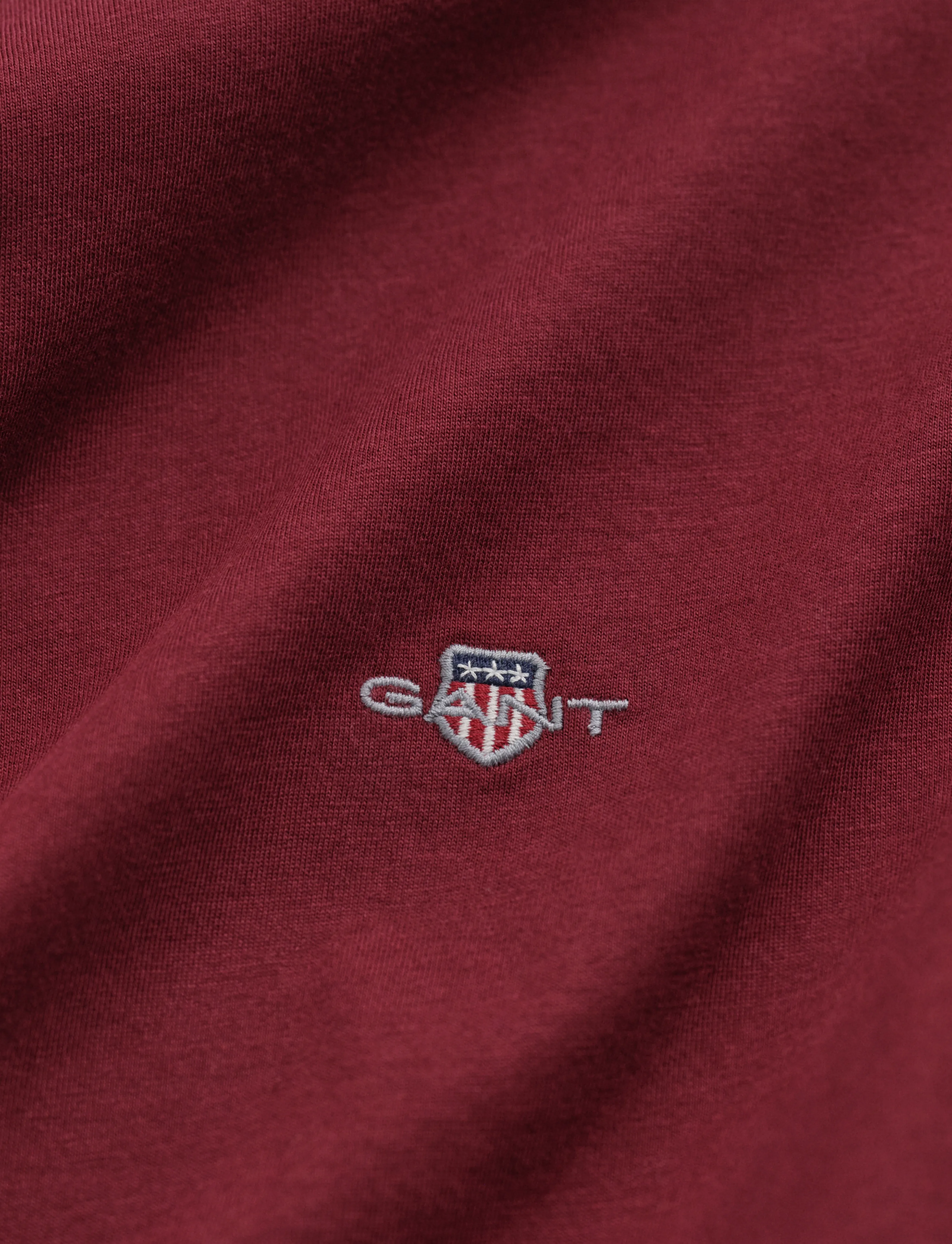 Gant - Shield T-Shirt - kortærmede t-shirts - deep grape wine - 3
