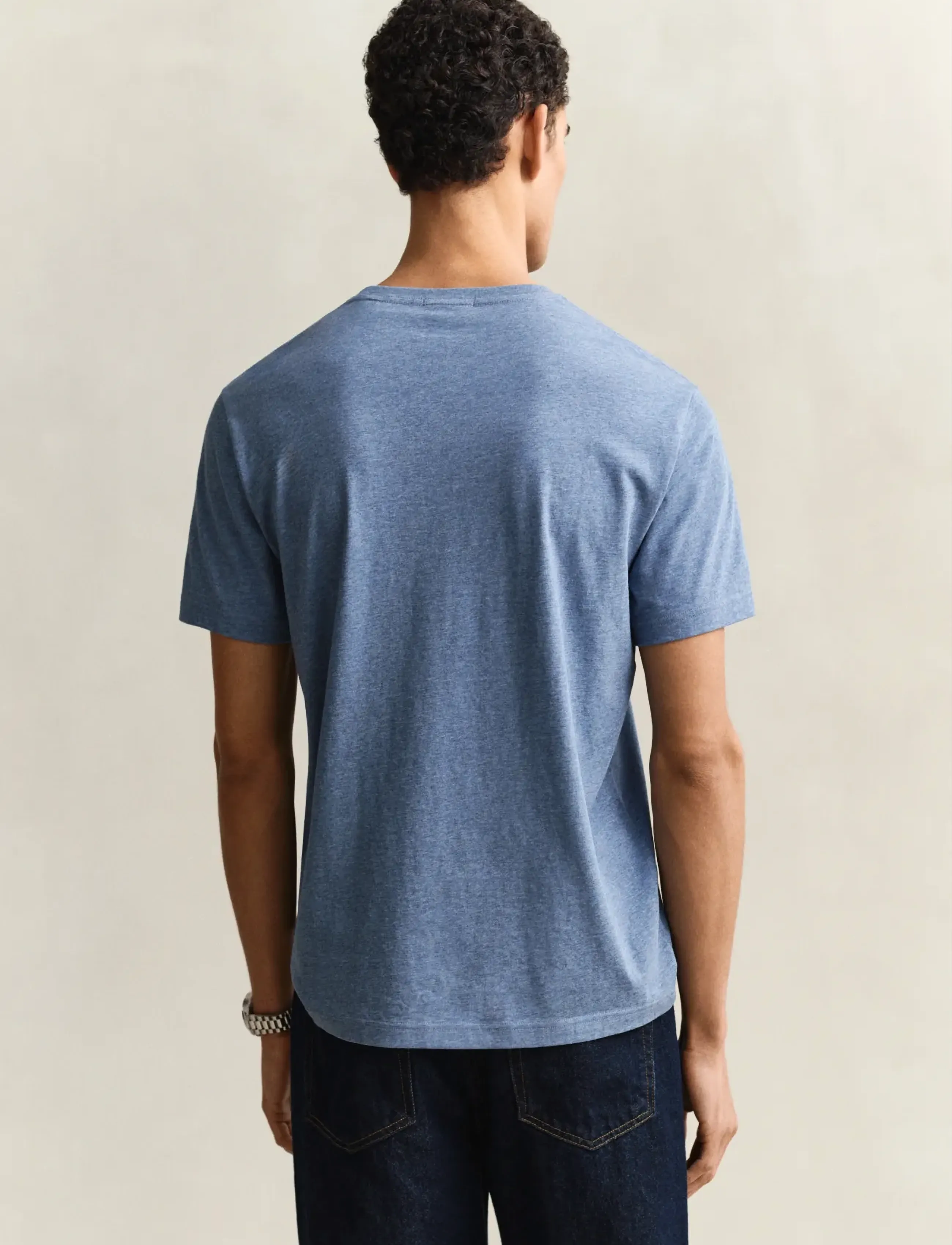 Gant - Shield T-Shirt - kurzärmelig - denim blue melange - 2