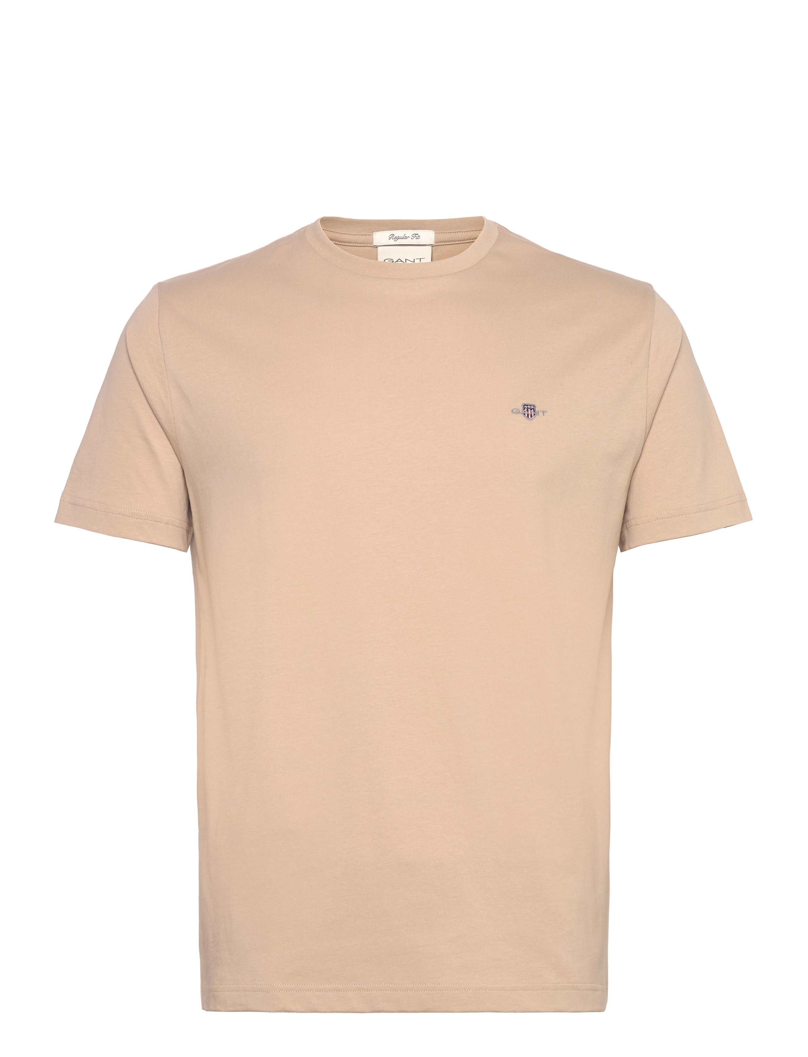 Gant REG SHIELD SS T-SHIRT - Basic T-Shirts - DRY SAND / beige