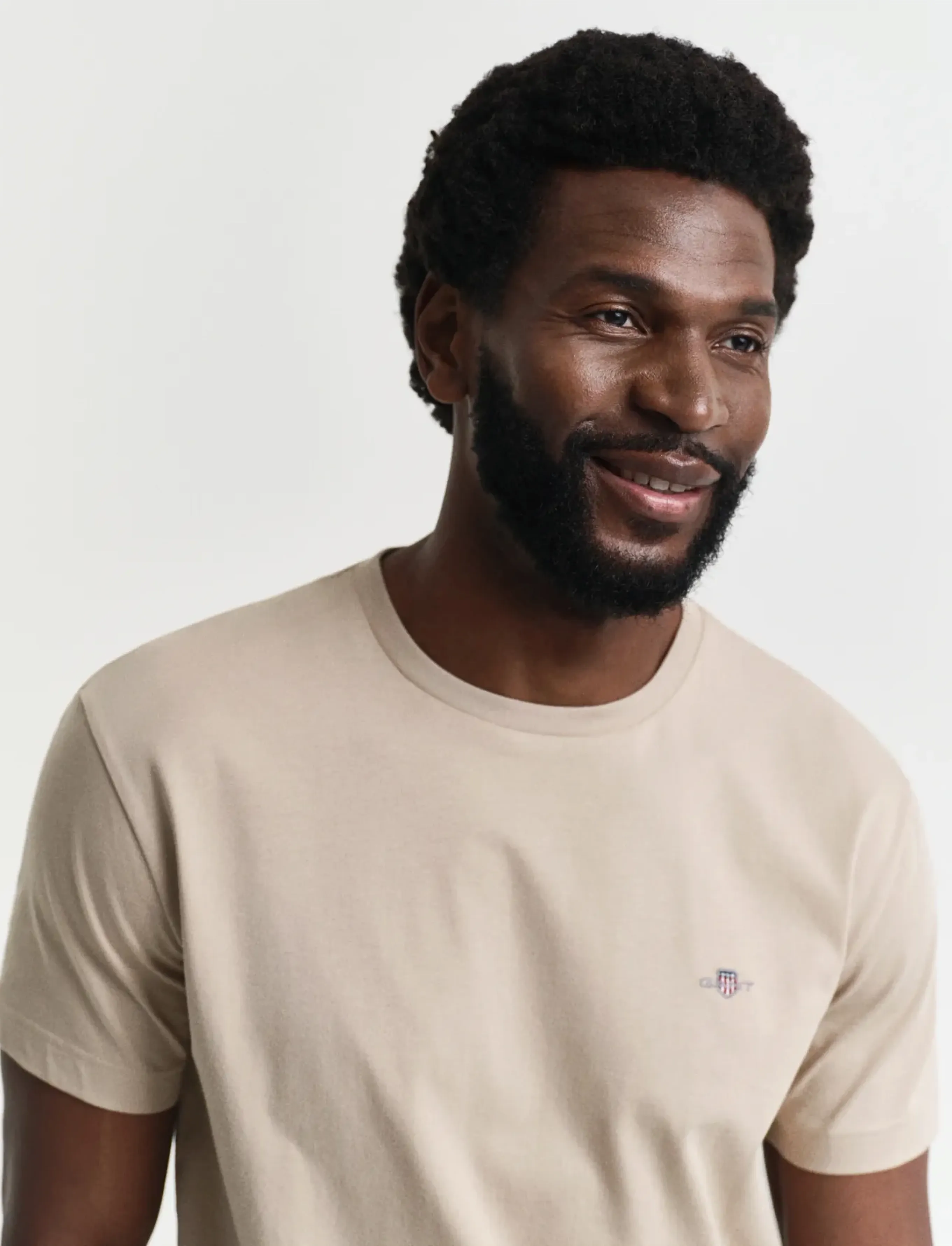 Gant - Shield T-Shirt - kortärmade t-shirts - dry sand - 4