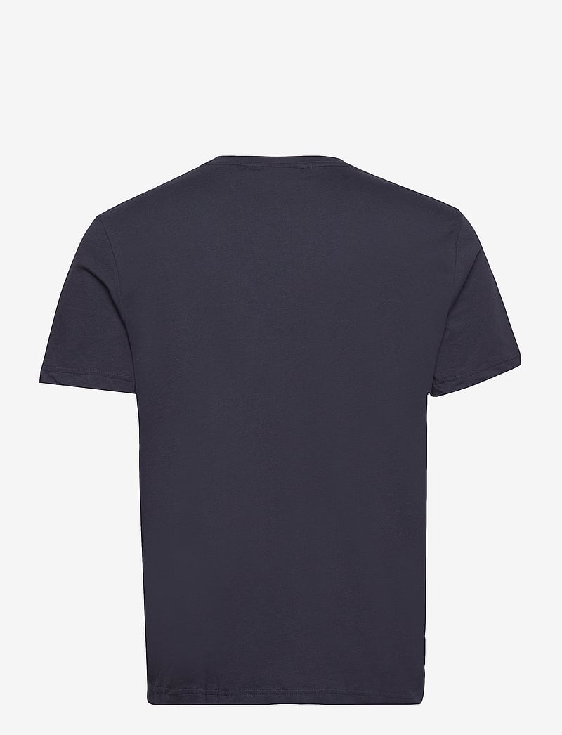 GANT - REG SHIELD SS T-SHIRT - kortærmede t-shirts - evening blue - 2