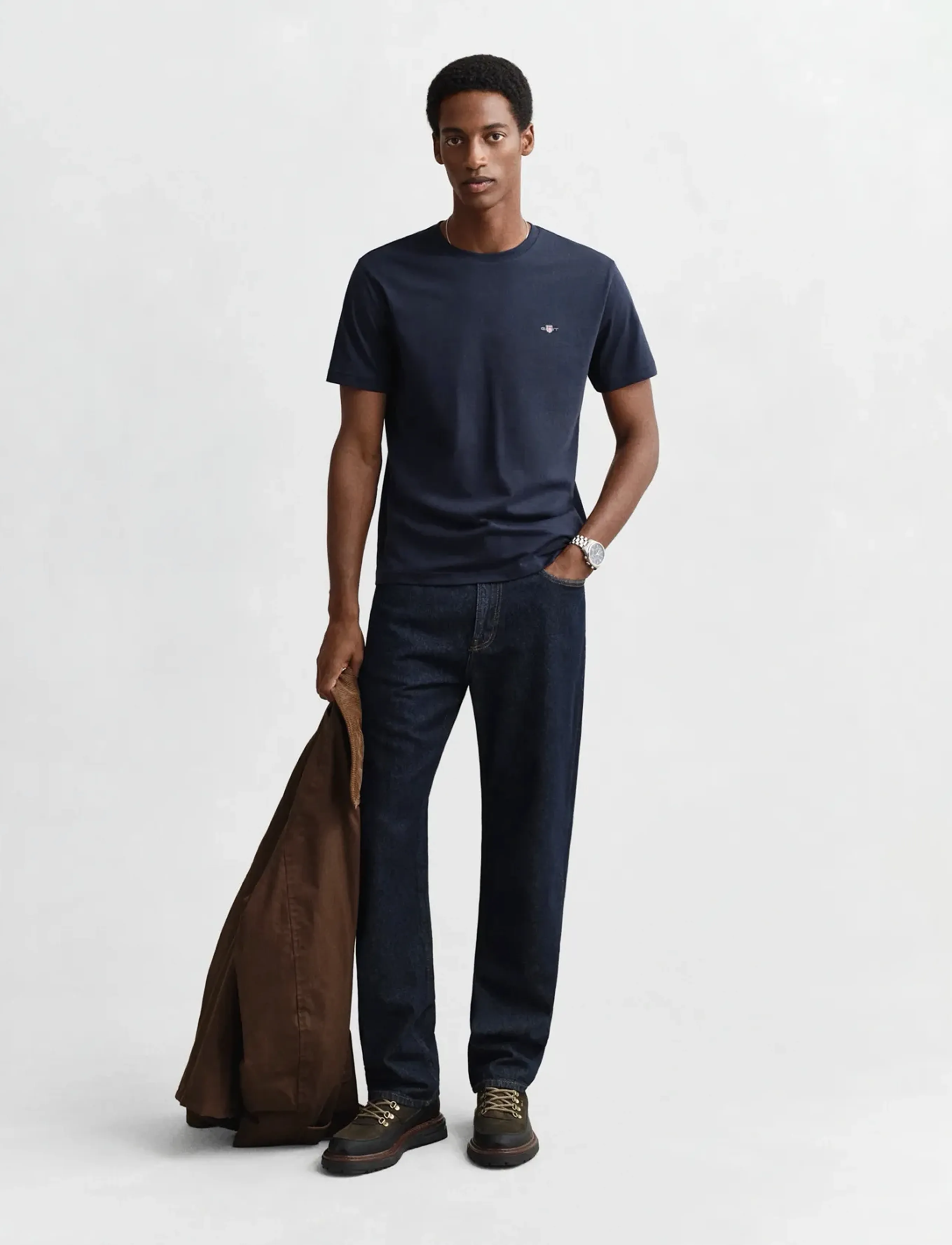 Gant - Shield T-Shirt - t-shirts à manches courtes - evening blue - 5