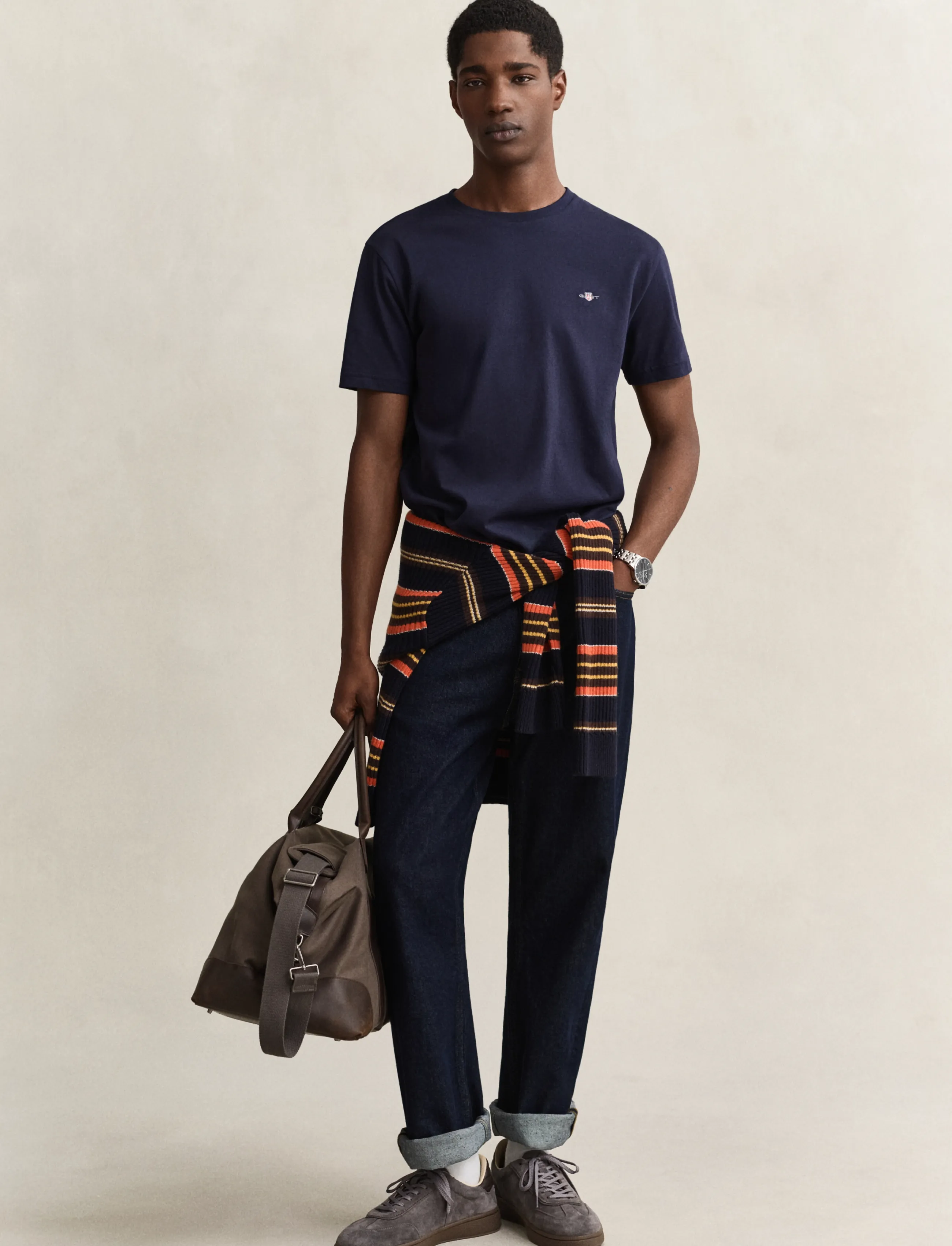 Gant - Shield T-Shirt - kurzärmelige t-shirts - evening blue - 5
