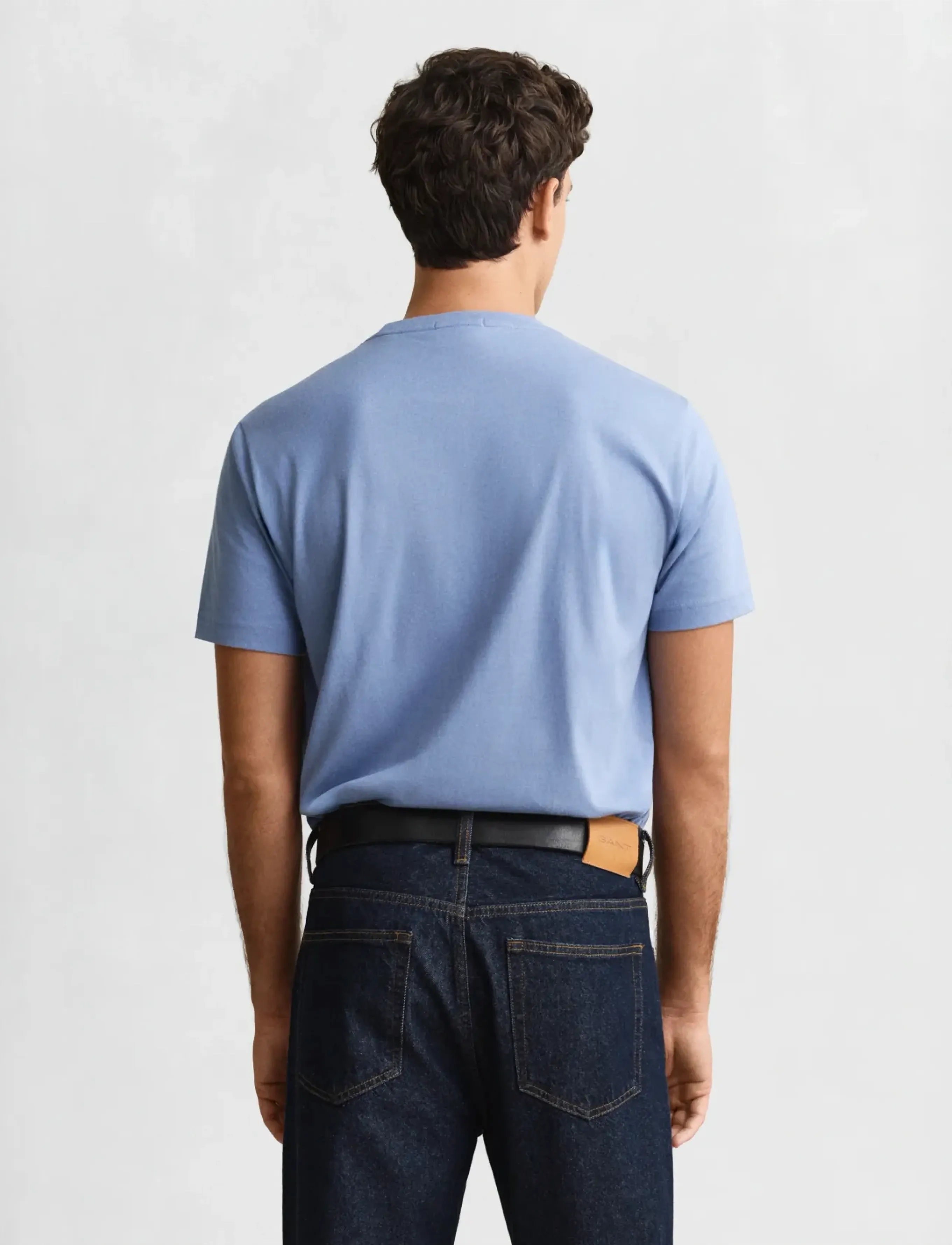 Gant - Shield T-Shirt - kurzärmelig - faded denim - 2