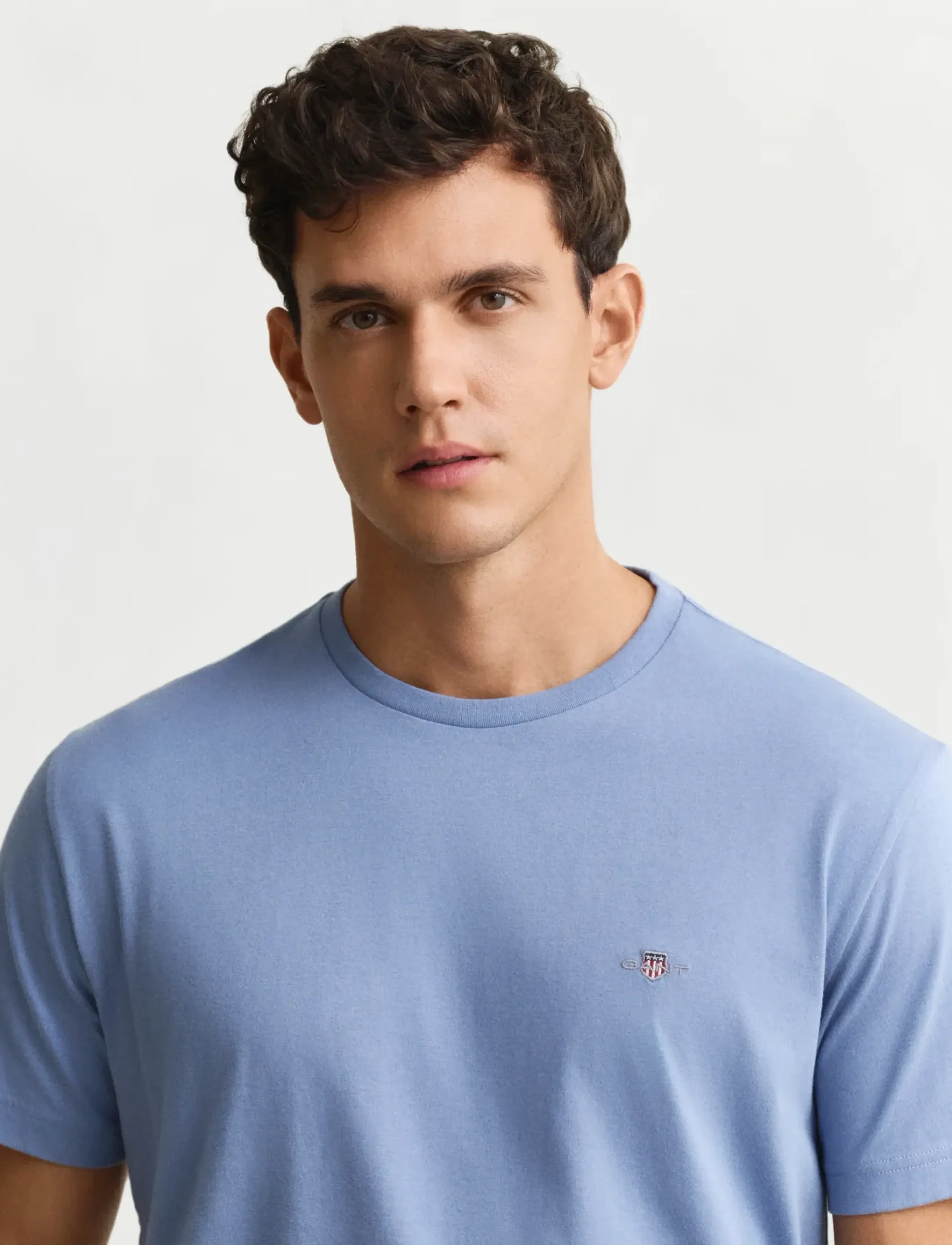 Gant - Shield T-Shirt - kurzärmelig - faded denim - 3