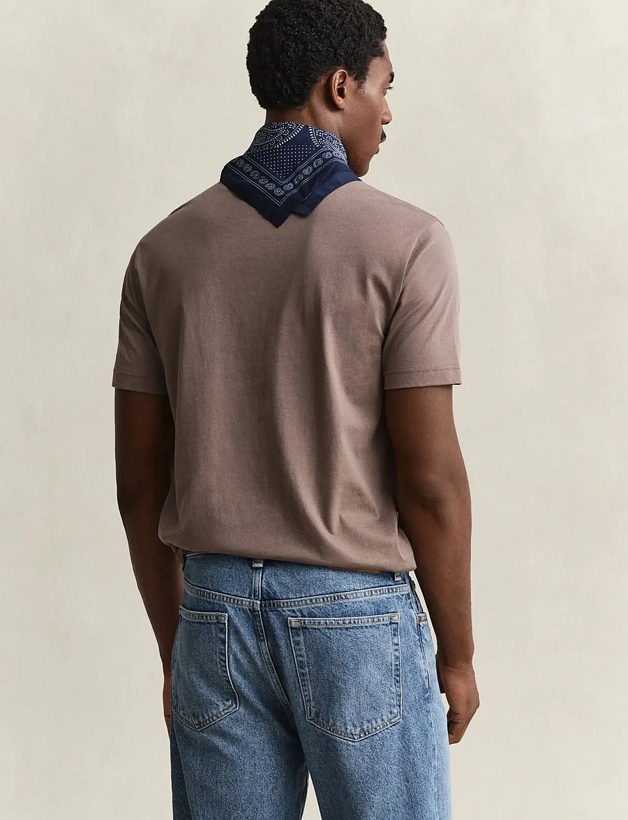Gant - Shield T-Shirt - kurzärmelige t-shirts - faded taupe - 2