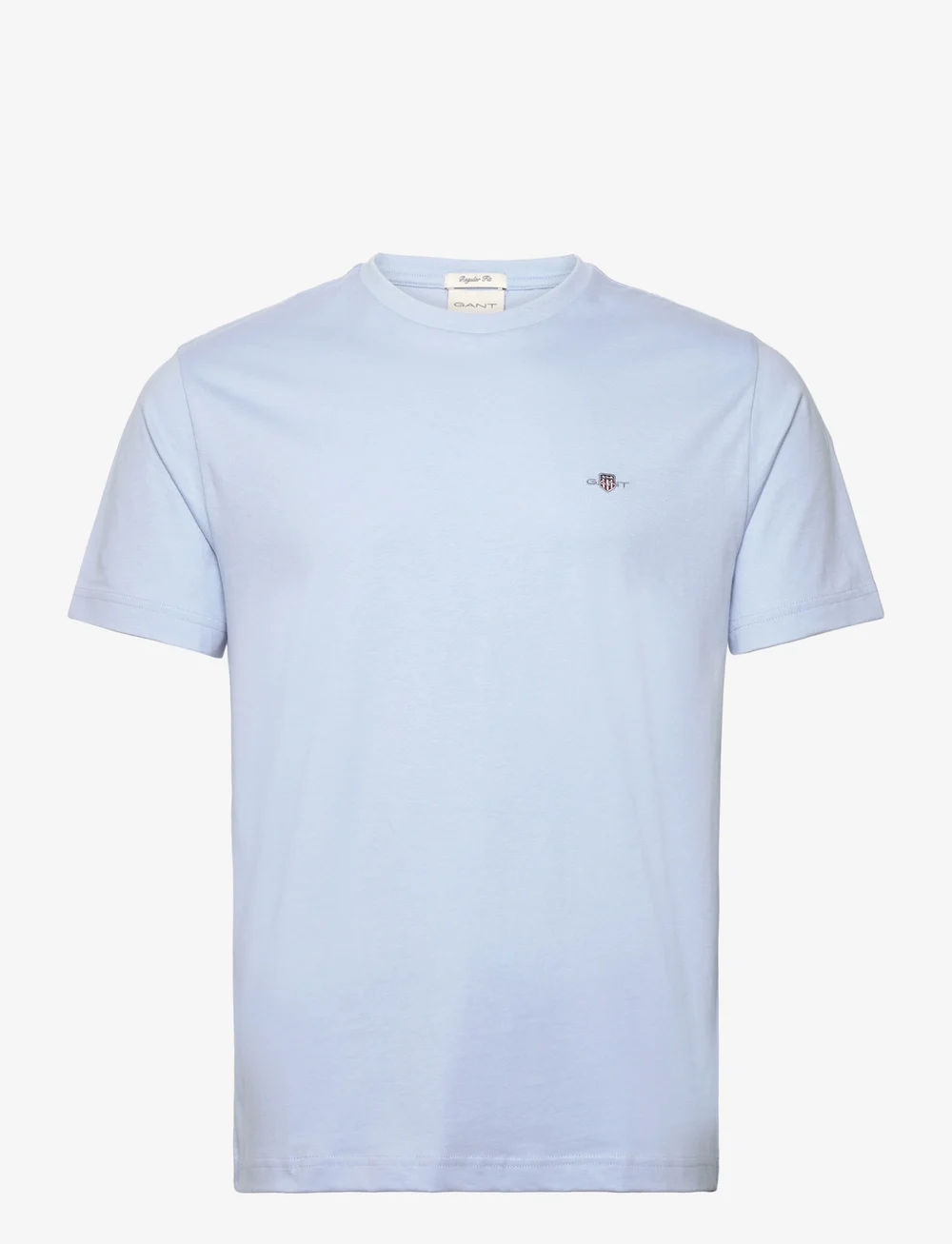 GANT - REG SHIELD SS T-SHIRT - kortärmade t-shirts - fresh blue - 0
