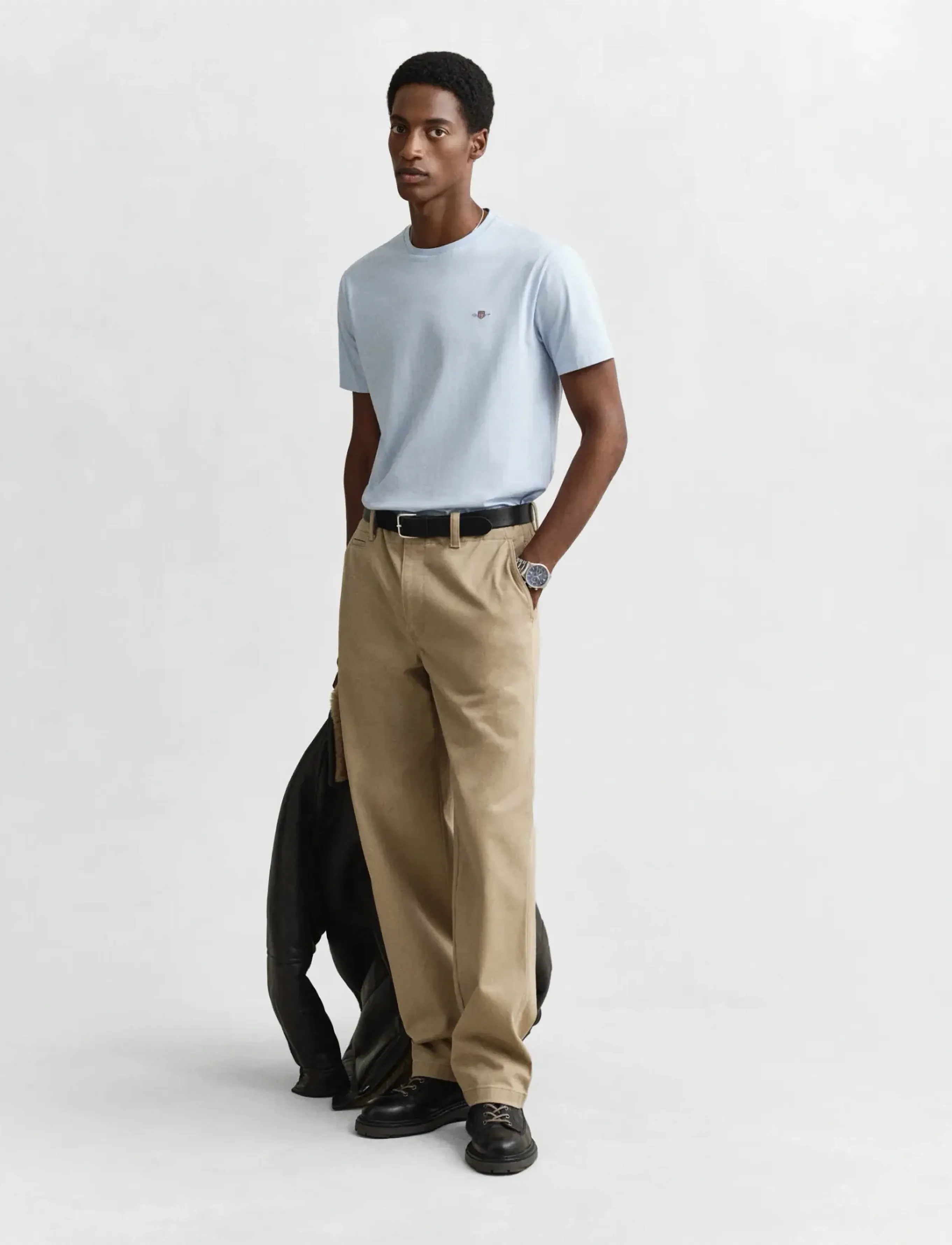 Gant - Shield T-Shirt - lühikeste varrukatega t-särgid - fresh blue - 5