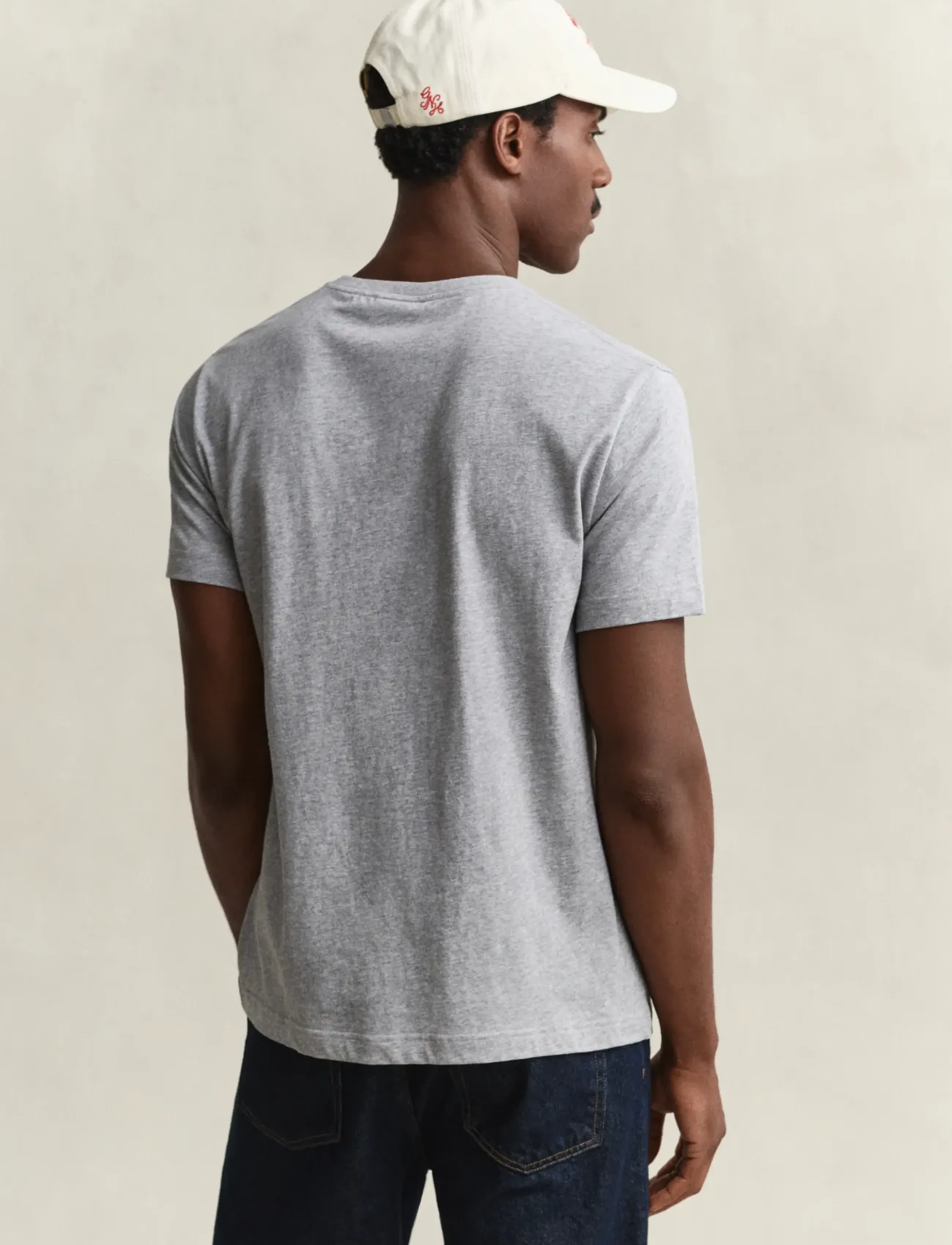 Gant - Shield T-Shirt - kurzärmelig - grey melange - 3