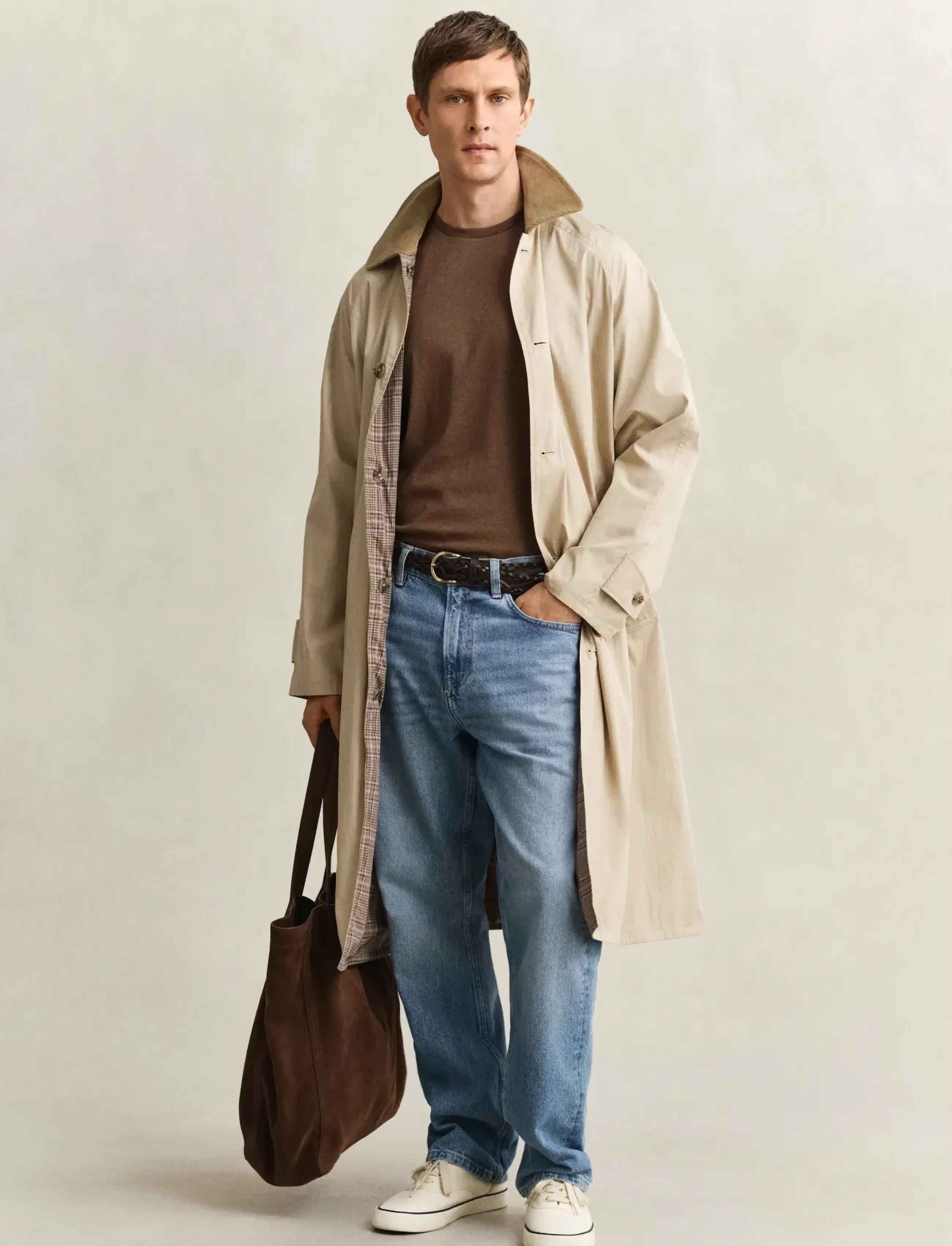 Gant - Shield T-Shirt - lühikeste varrukatega t-särgid - hazelnut melange - 4