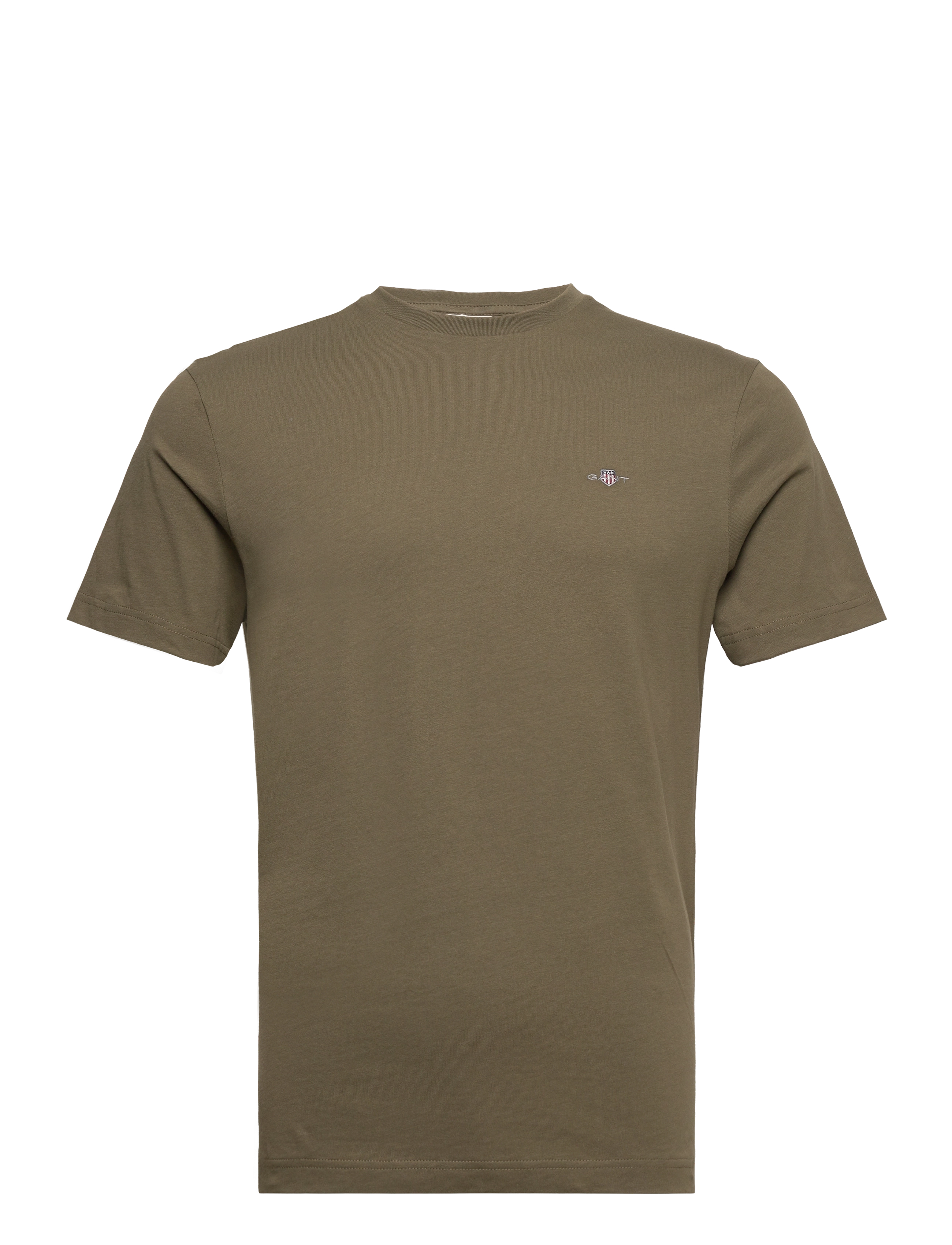 GANT Shield T-Shirt Khaki - M - Herren