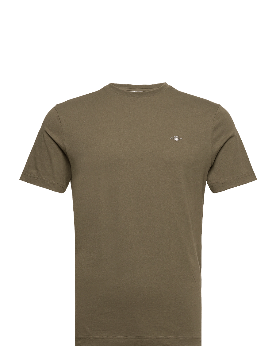 Gant - Shield T-Shirt - kortärmade t-shirts - juniper green - 1