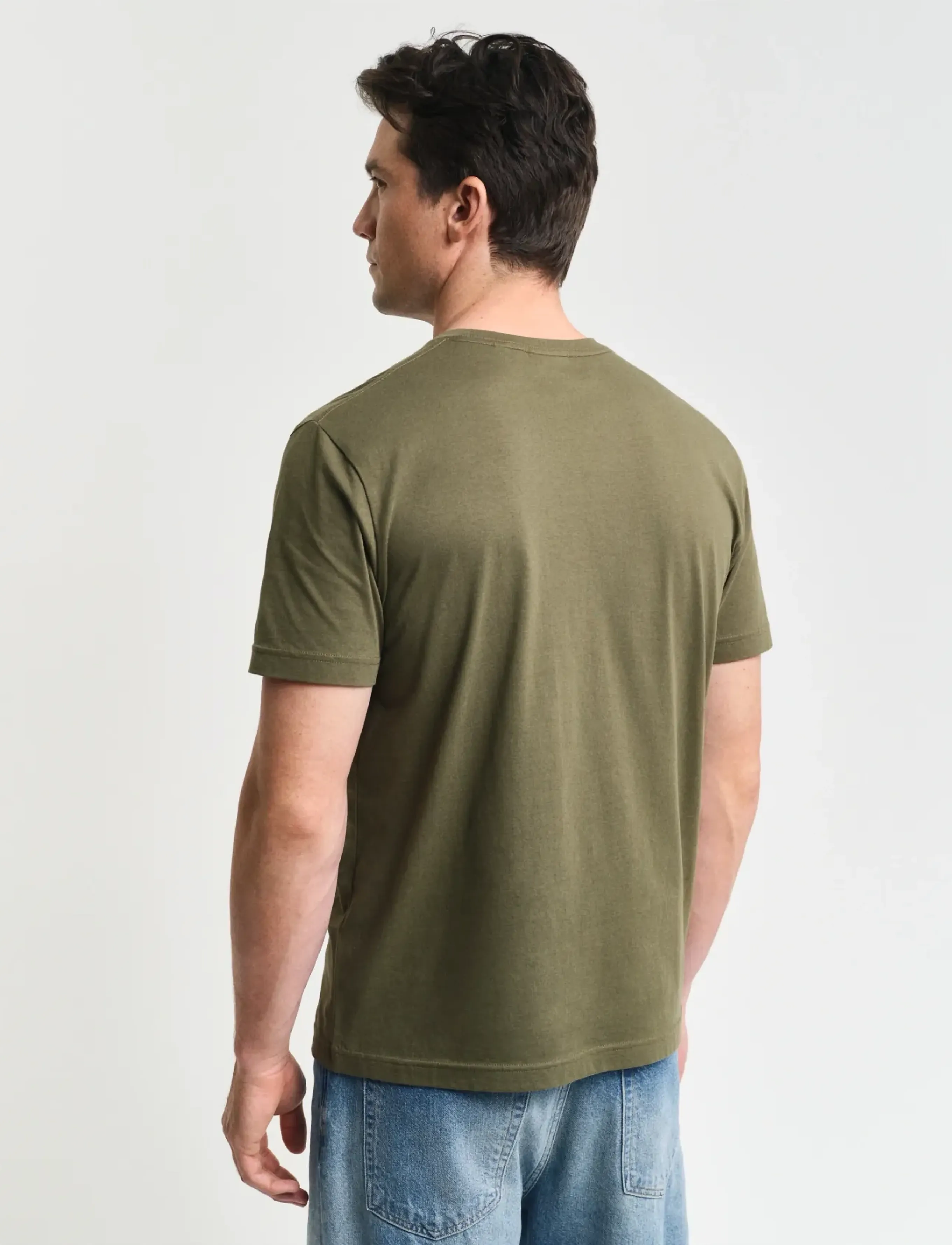 Gant - REG SHIELD SS T-SHIRT - marškinėliai trumpomis rankovėmis - juniper green - 3