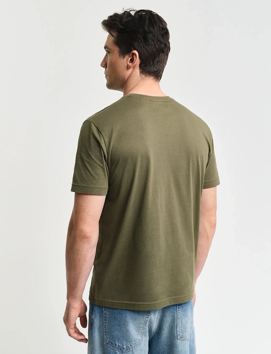 Gant - Shield T-Shirt - kortärmade t-shirts - juniper green - 3