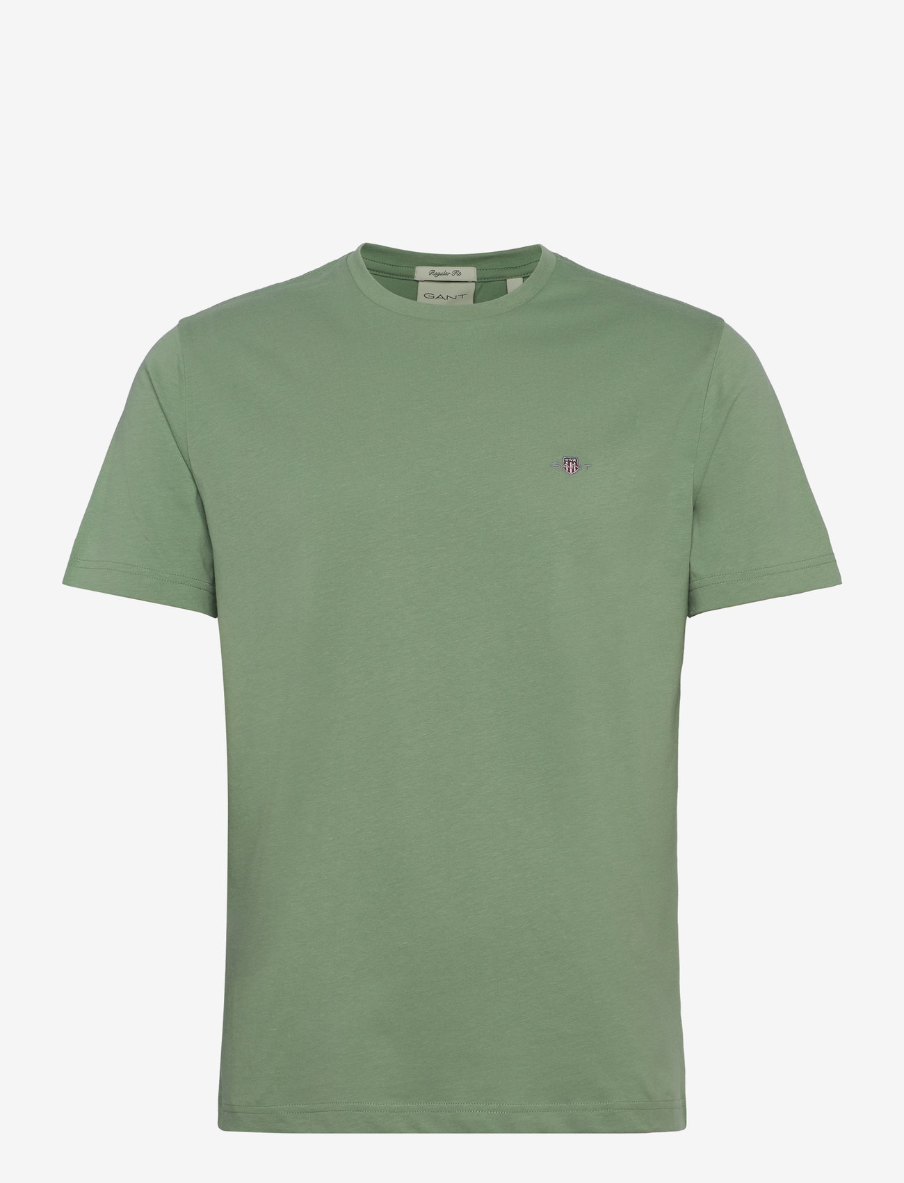 Gant - REG SHIELD SS T-SHIRT - kurzärmelig - kalamata green - 1