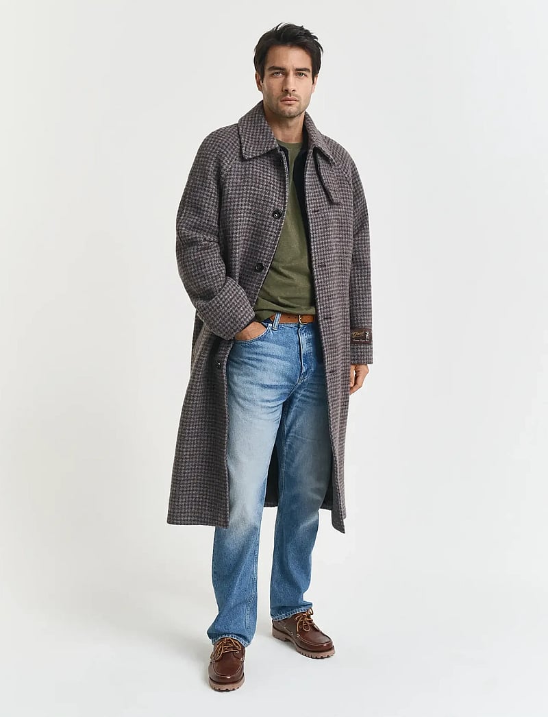 GANT - REG SHIELD SS T-SHIRT - t-shirts - khaki green mel - 4