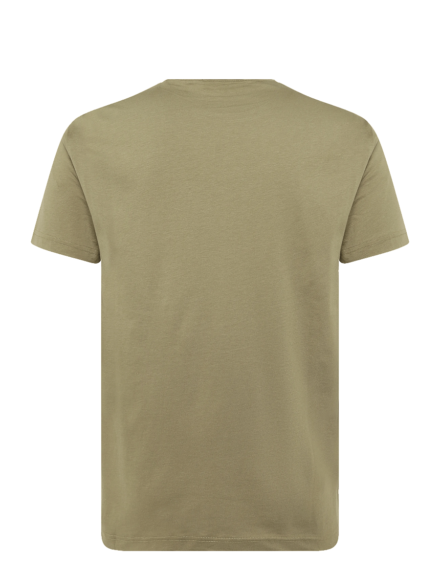 Gant - REG SHIELD SS T-SHIRT - kortærmede t-shirts - light taupe - 2