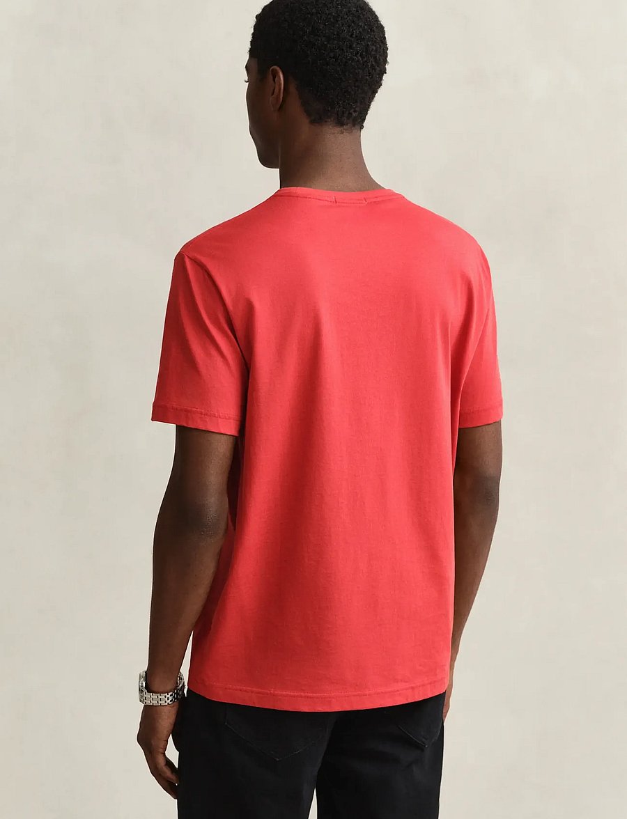 Gant - Shield T-Shirt - kurzärmelige t-shirts - maple fire - 2