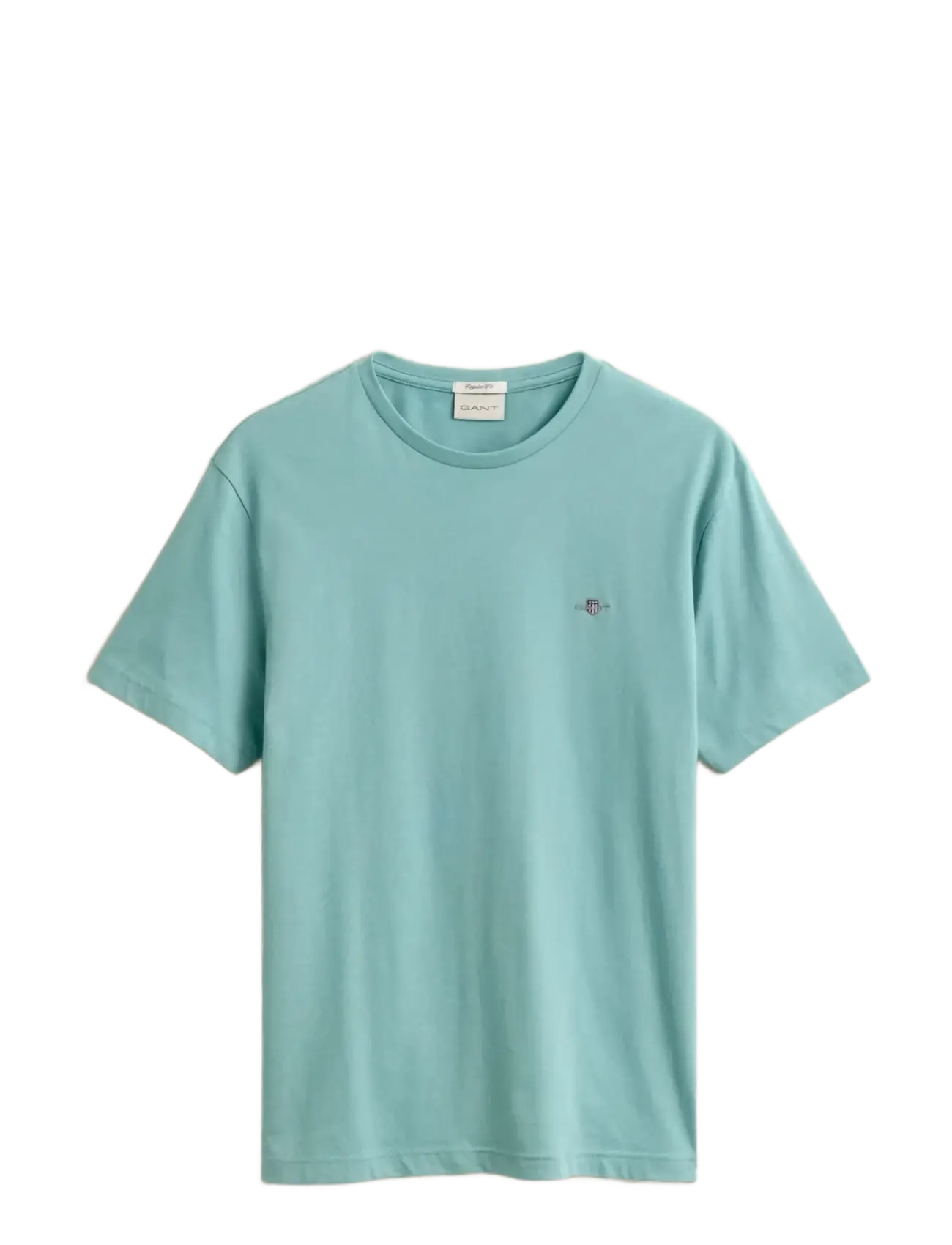 GANT Shield T-Shirt - T-shirts - MUTED TURQUOISE / blue