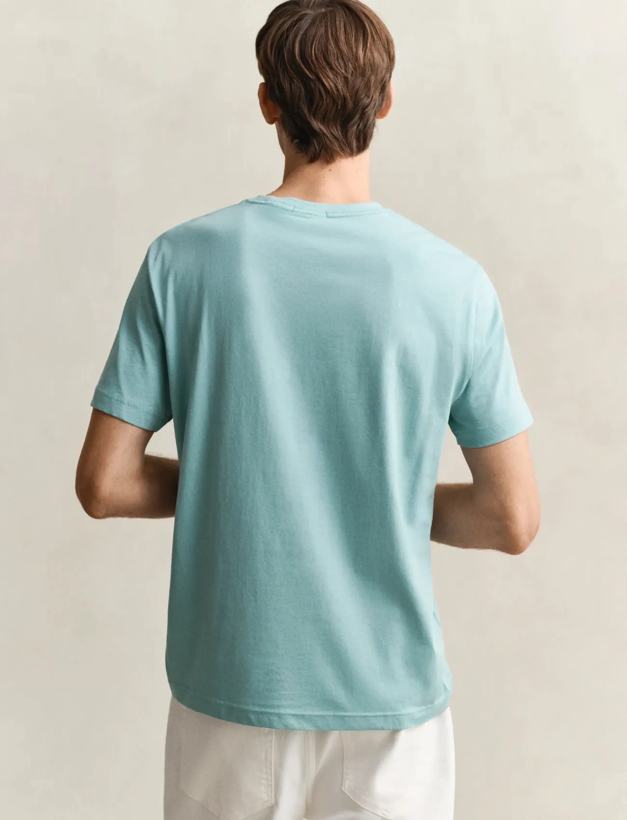 Gant - Shield T-Shirt - lühikeste varrukatega t-särgid - muted turquoise - 2