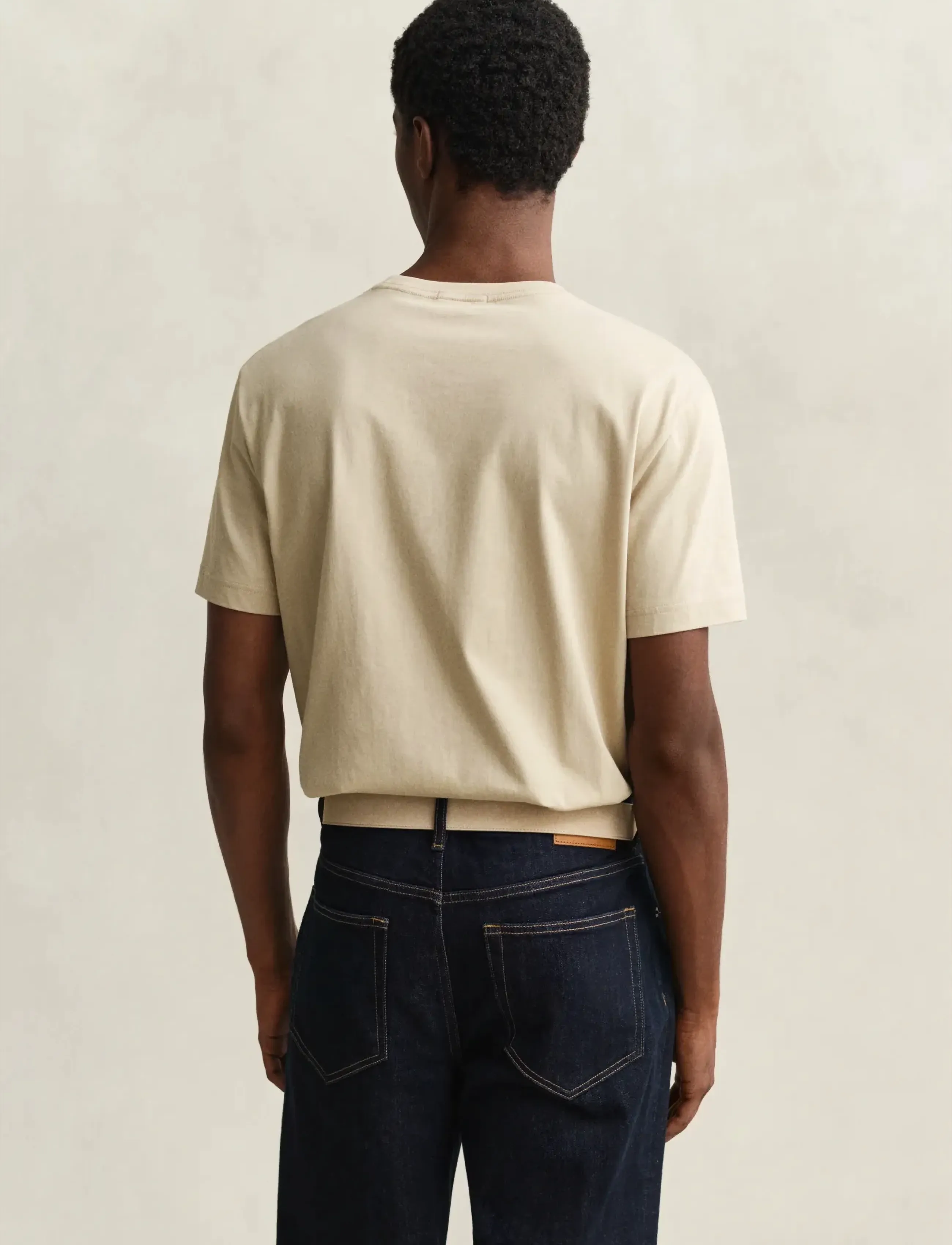Gant - Shield T-Shirt - lühikeste varrukatega t-särgid - oat beige - 2