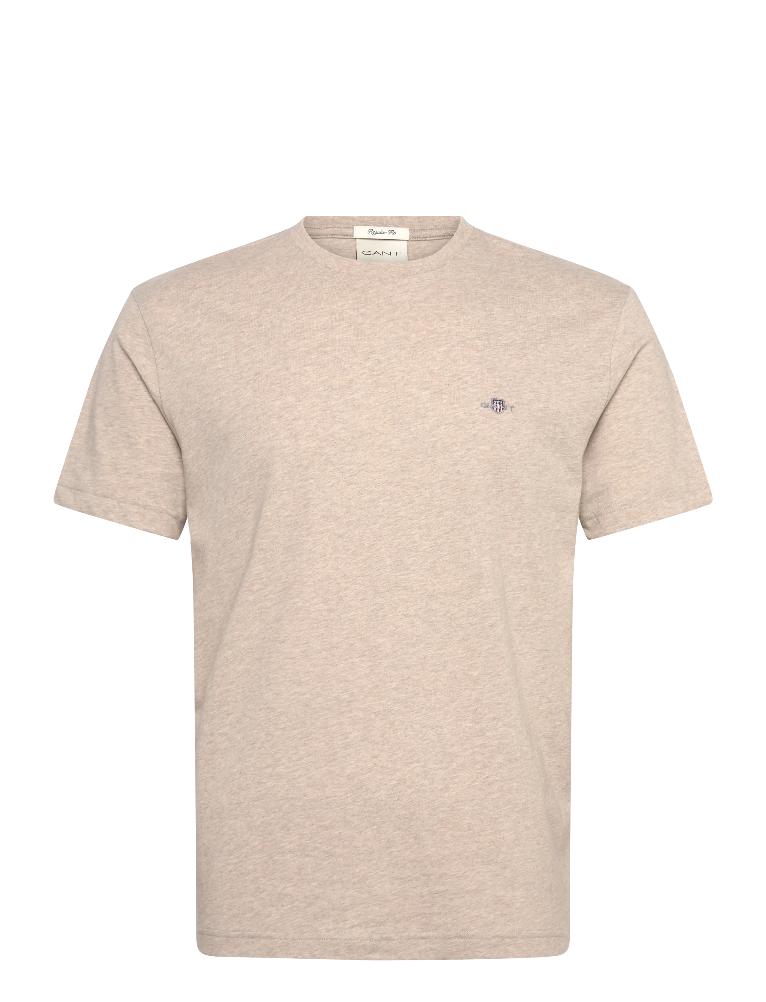 GANT Graphic T-Shirt - Clothing - OAT MELANGE / beige