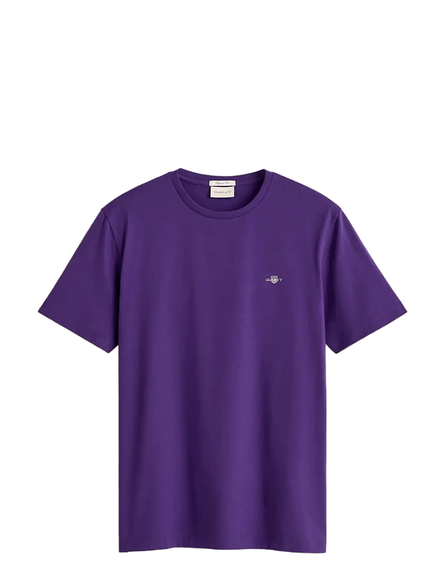 Gant - Shield T-Shirt - lühikeste varrukatega t-särgid - pansy purple - 0