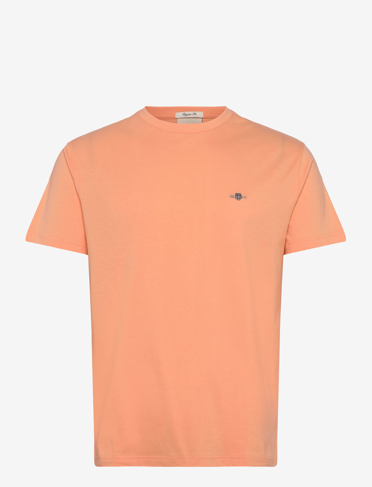 GANT - REG SHIELD SS T-SHIRT - lyhythihaiset - peachy orange - 0