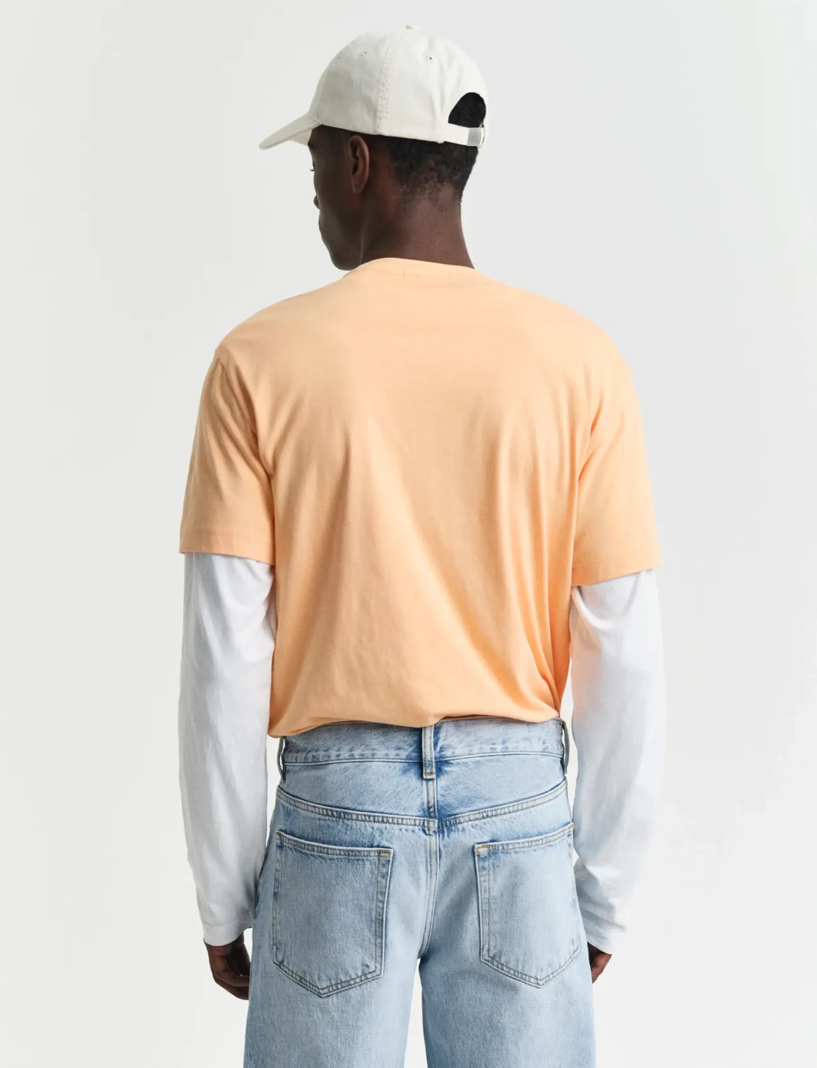 Gant - Shield T-Shirt - short-sleeved t-shirts - peachy orange - 3