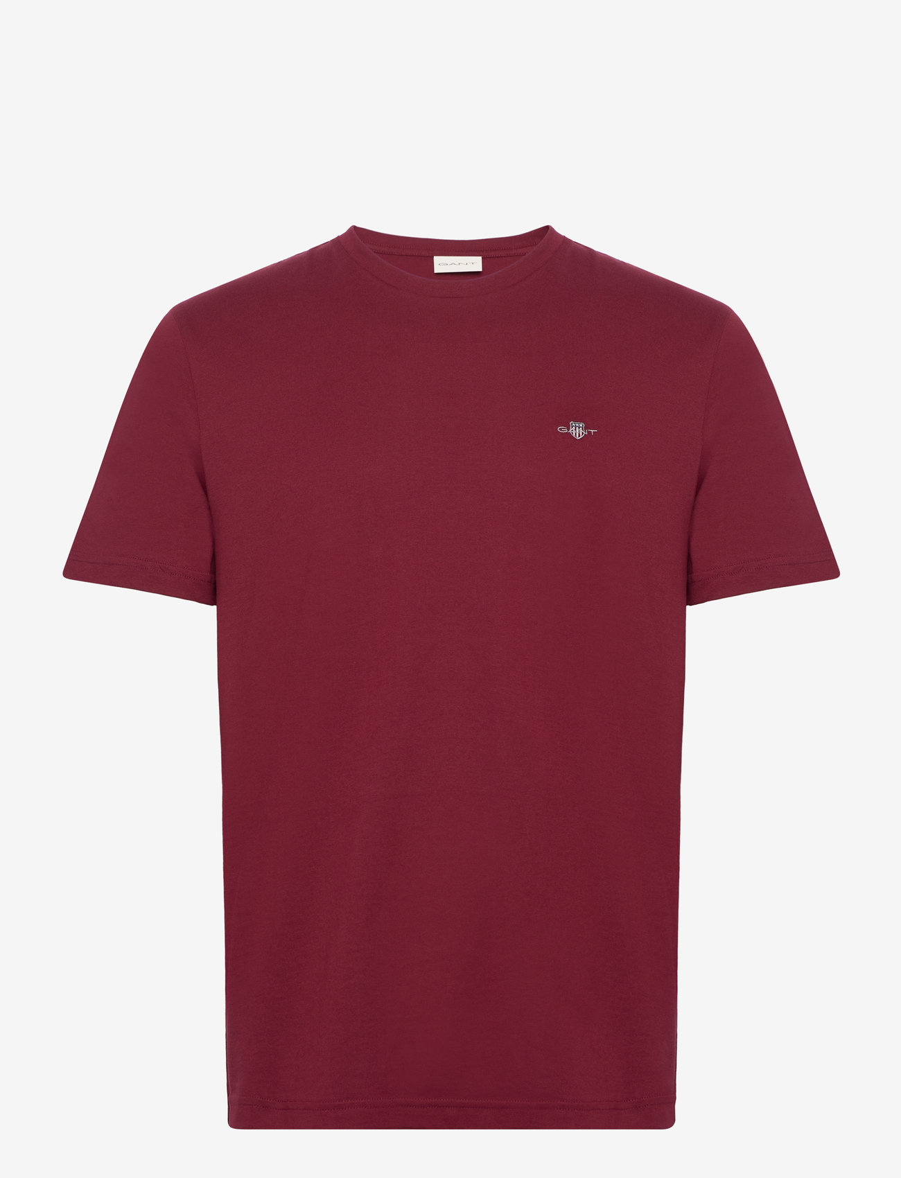 Gant - REG SHIELD SS T-SHIRT - kurzärmelig - plumped red - 0