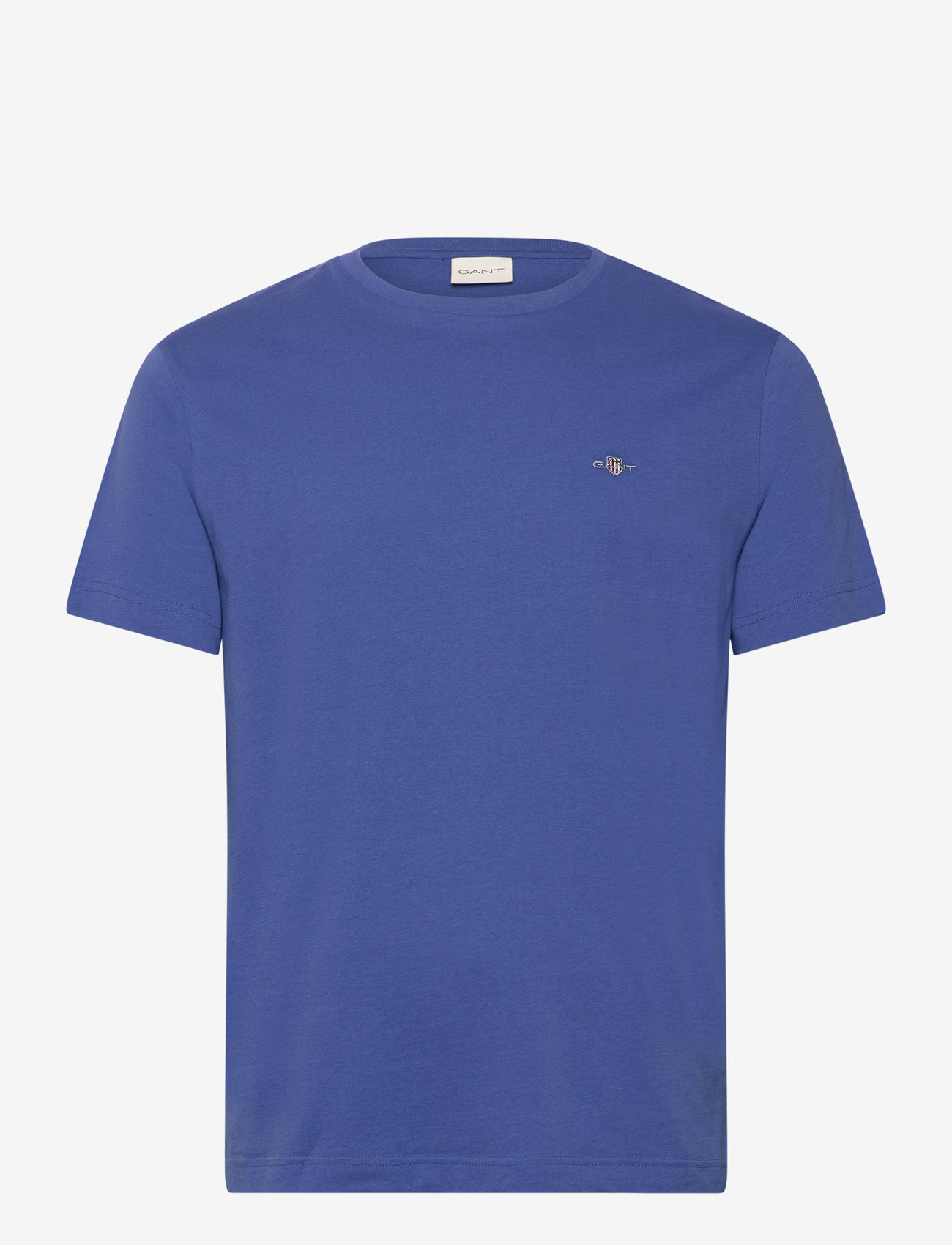 GANT - REG SHIELD SS T-SHIRT - kortärmade t-shirts - rich blue - 1
