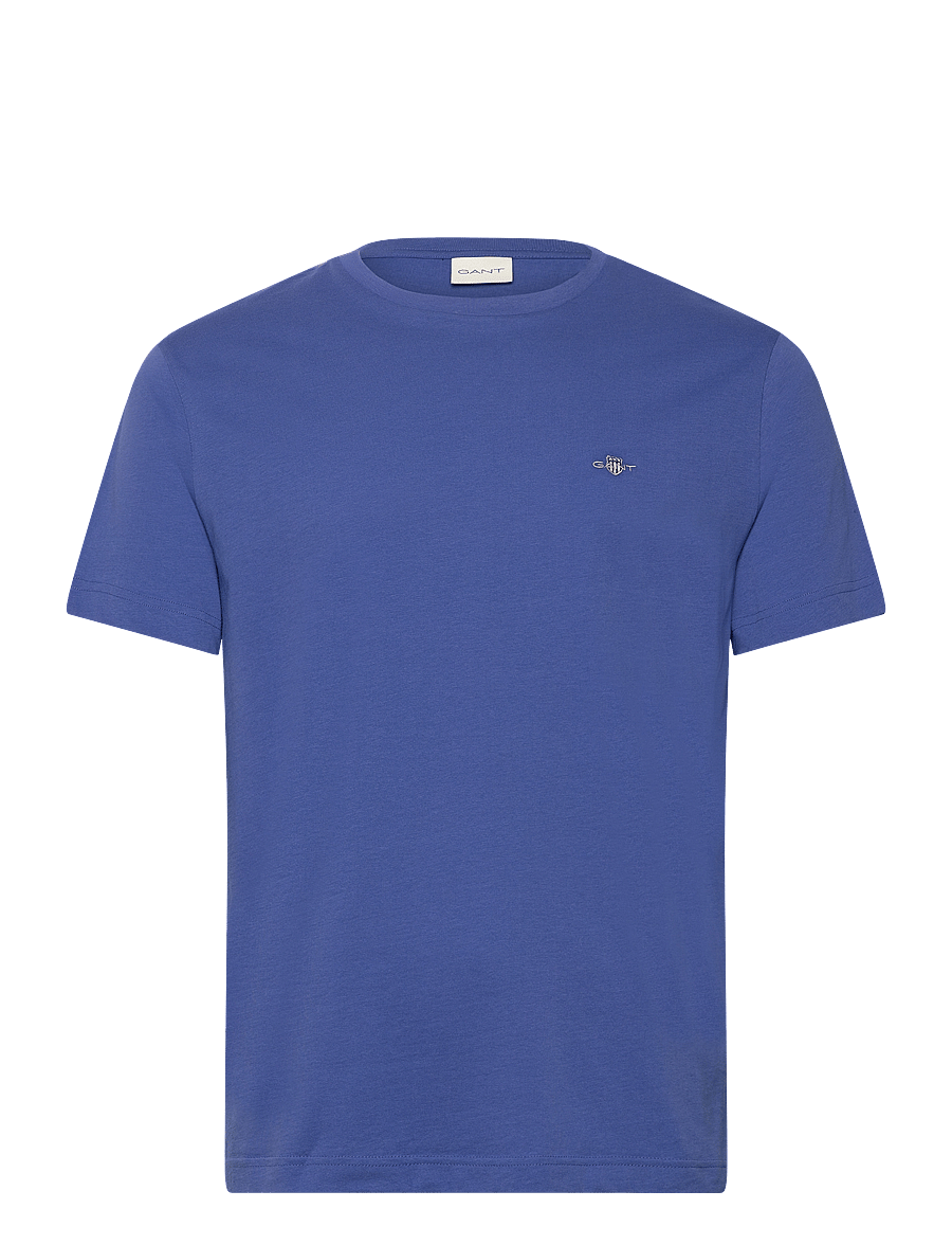 Gant - Shield T-Shirt - kurzärmelige t-shirts - rich blue - 1