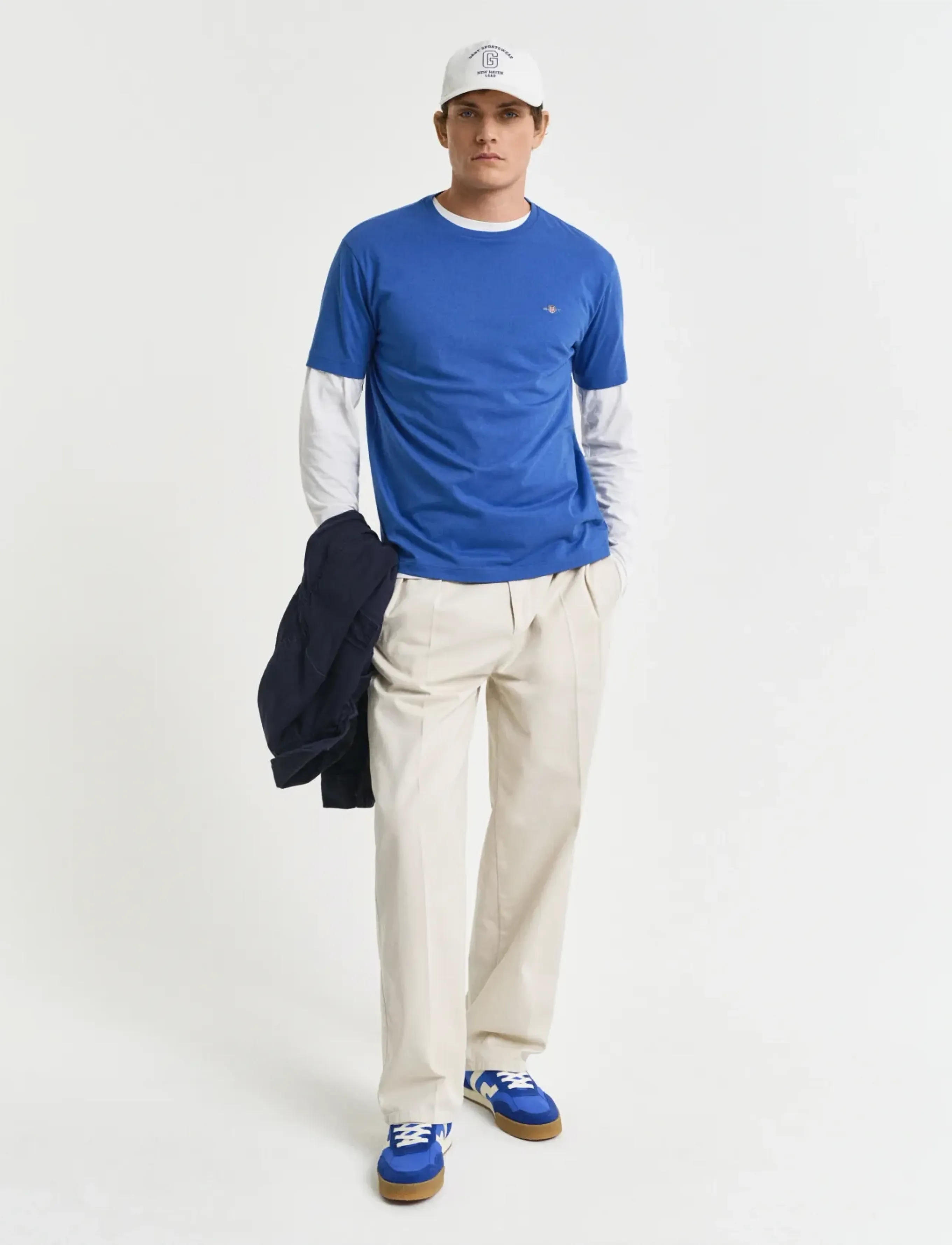Gant - Shield T-Shirt - lühikeste varrukatega t-särgid - rich blue - 5