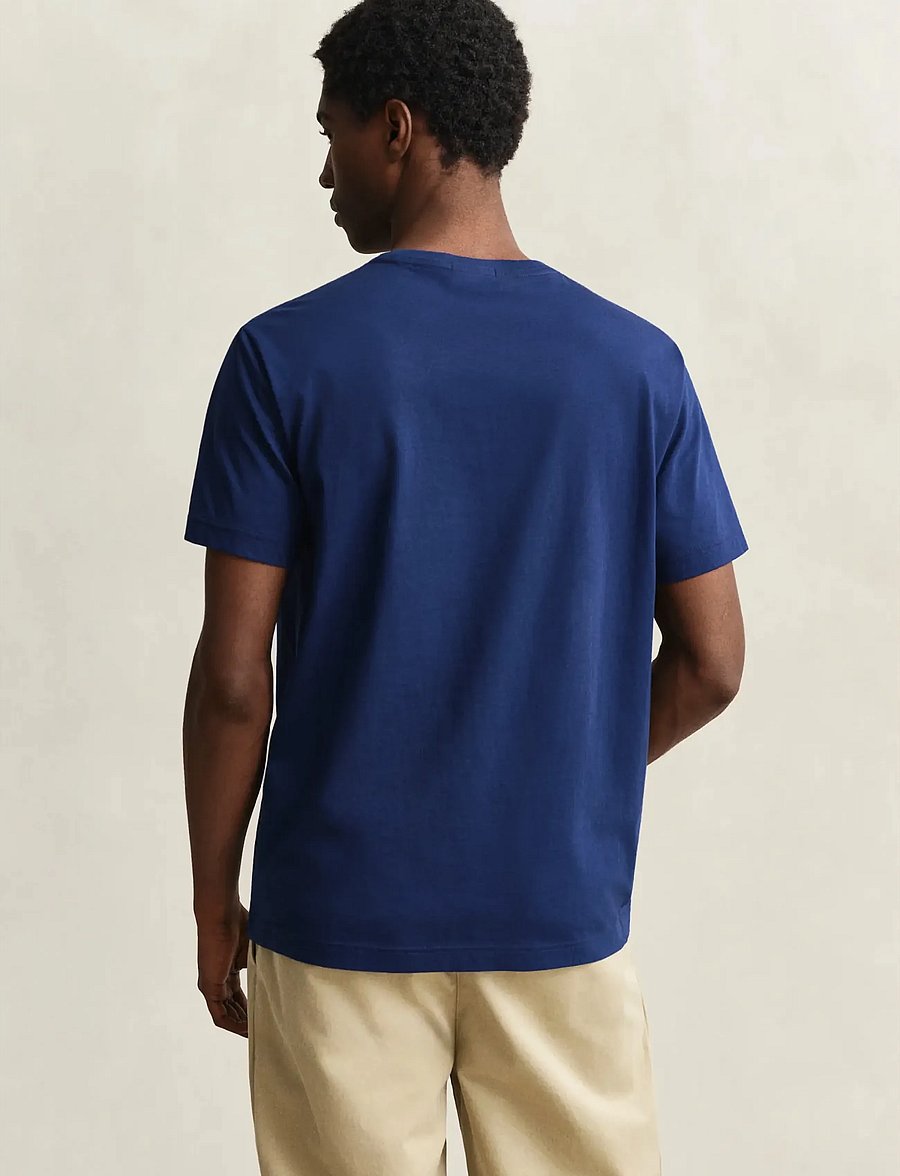 Gant - Shield T-Shirt - kortärmade t-shirts - rich navy - 2