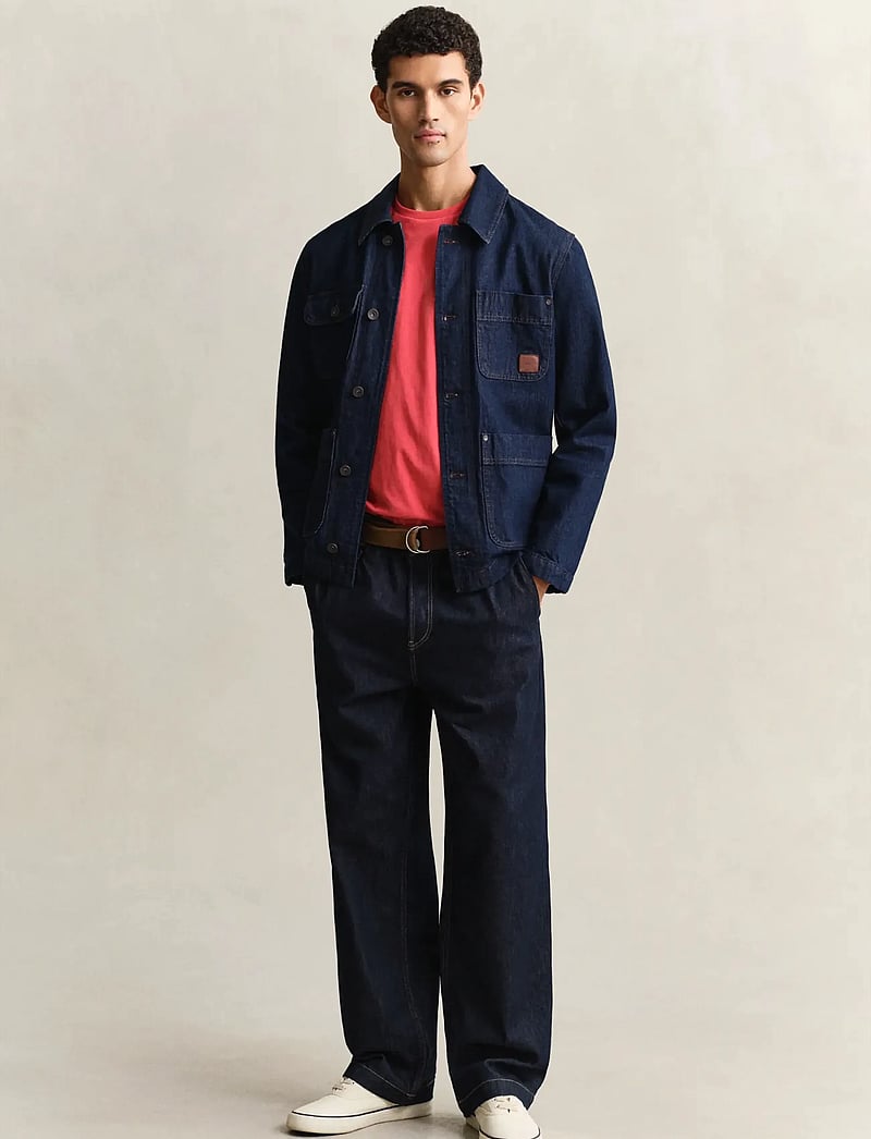 GANT - Graphic T-Shirt - short-sleeved t-shirts - rose red - 4