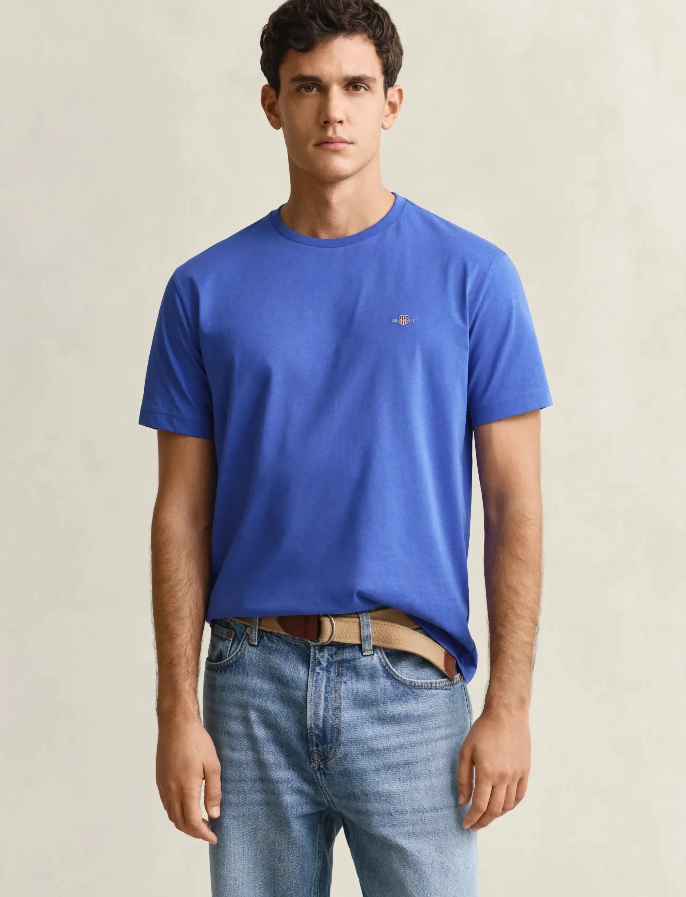 Gant REG SHIELD SS T-SHIRT - Gant - ROYAL BLUE / blue
