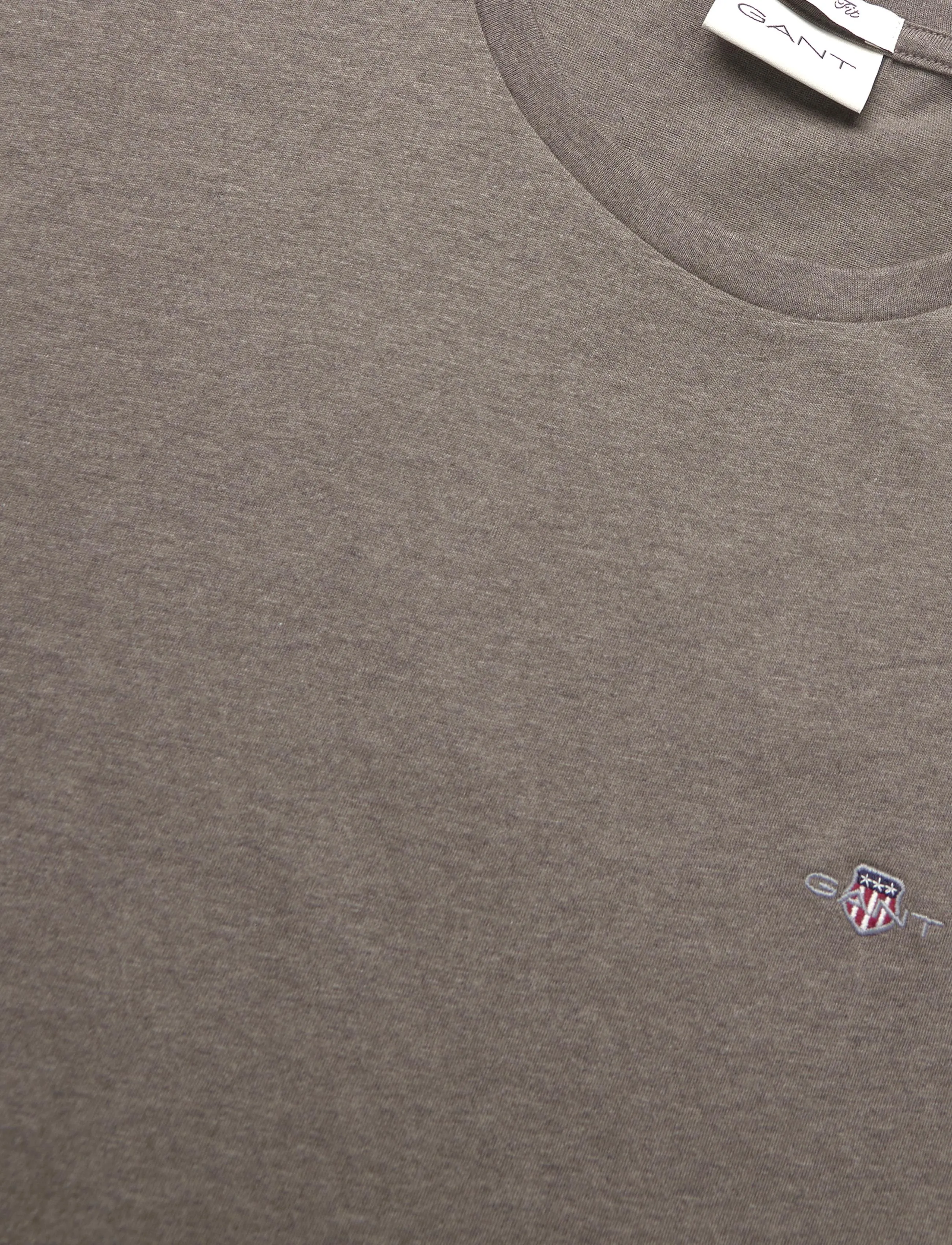 Gant - Shield T-Shirt - kurzärmelige t-shirts - seawood melange - 2