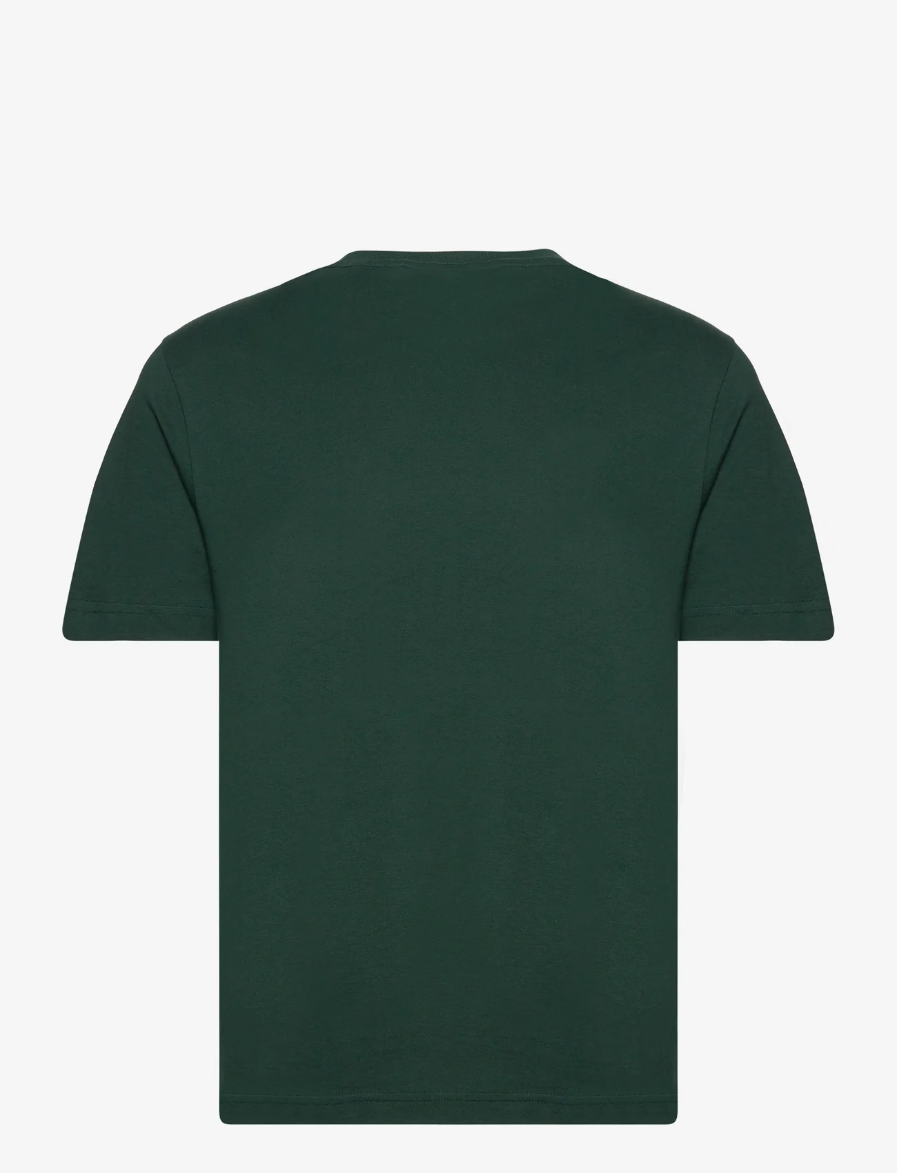 GANT - REG SHIELD SS T-SHIRT - basis-t-skjorter - tartan green - 1